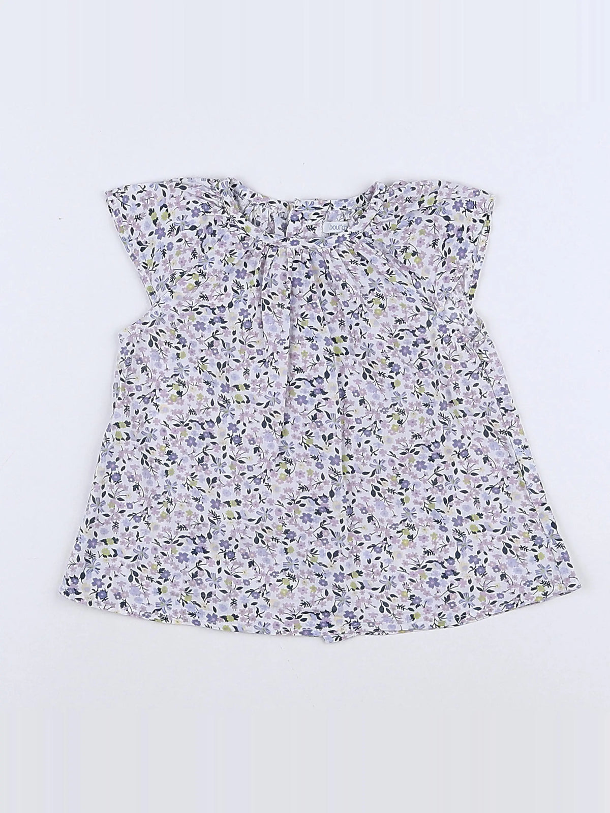 Boutchou - blouse multicolore - 12 mois
