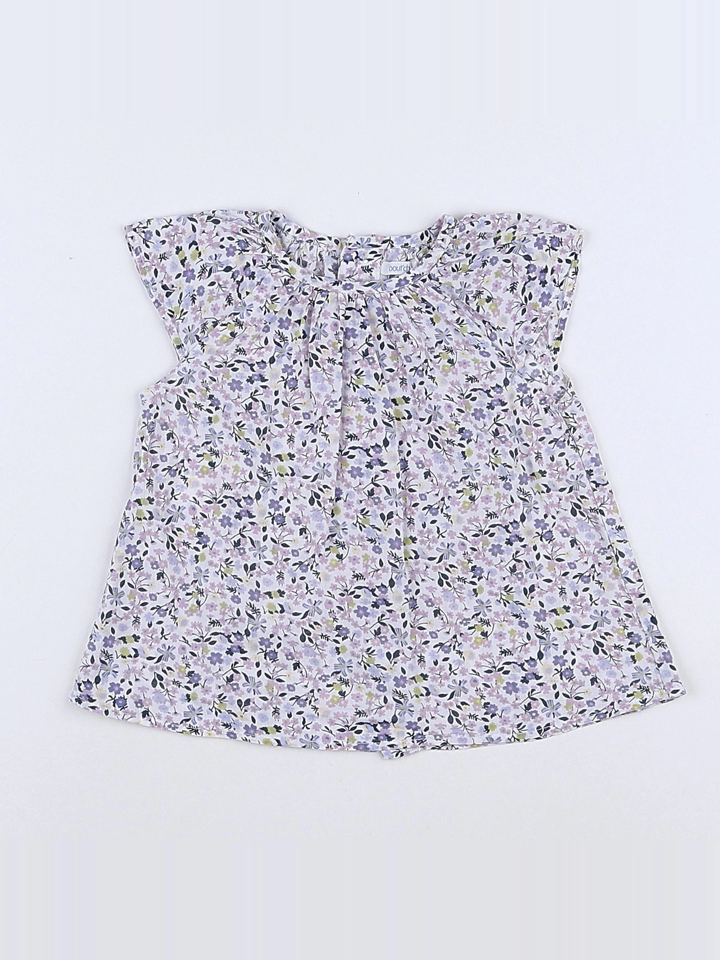 Boutchou - blouse multicolore - 12 mois