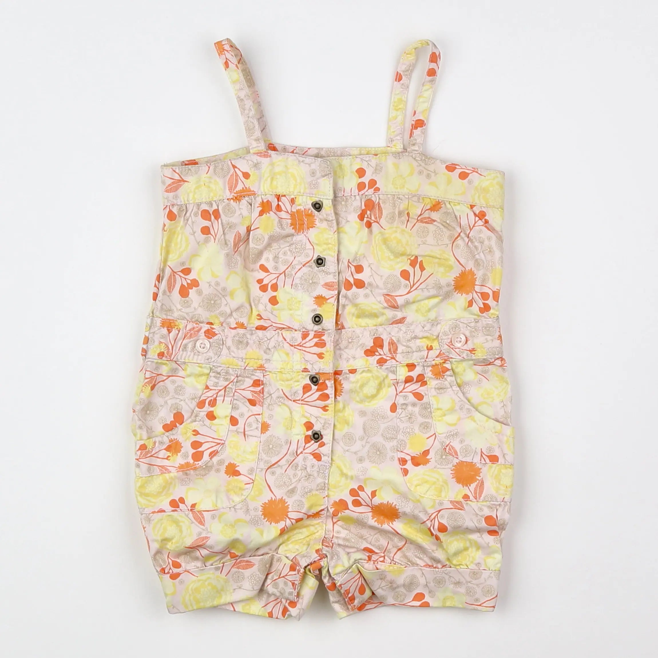 Vertbaudet - salopette multicolore - 12 mois