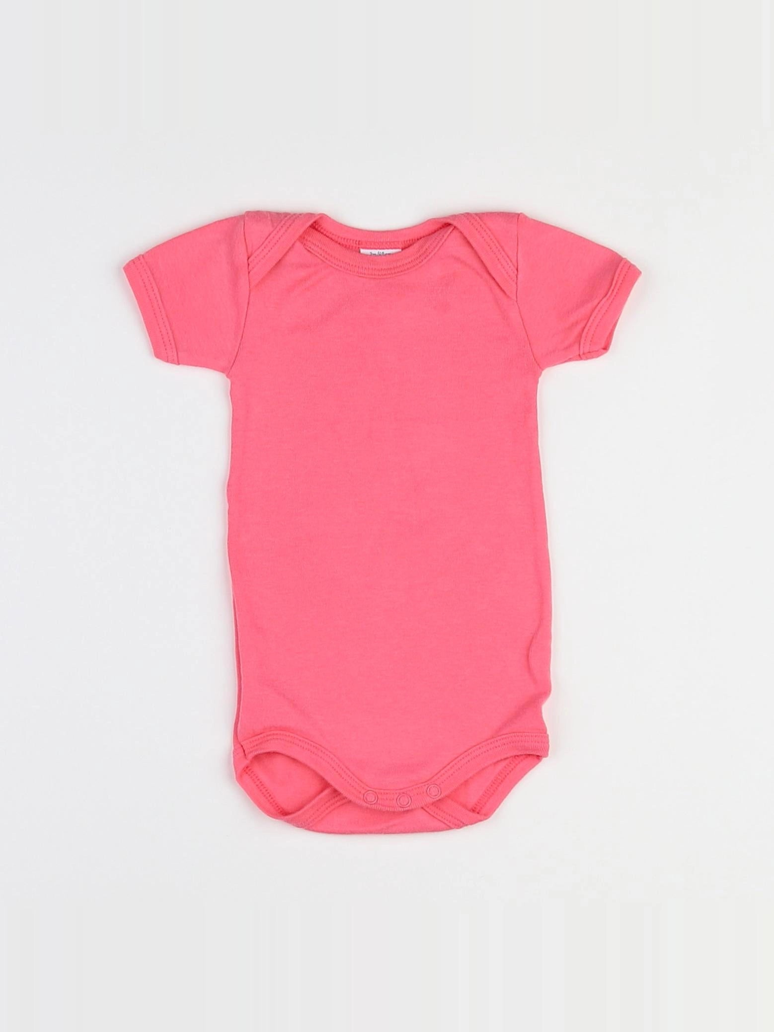 Petit Bateau - body rose - 3 mois