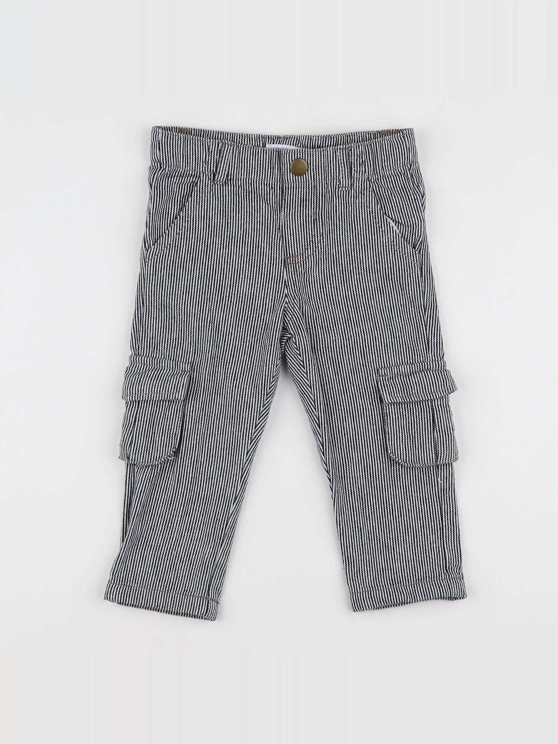 Boutchou - pantalon bleu - 9 mois