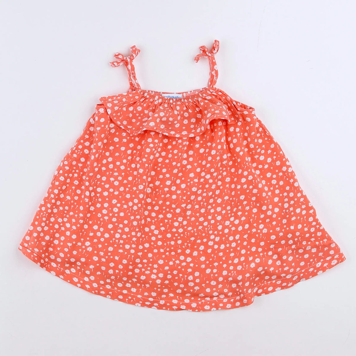 Vertbaudet - blouse blanc, rose - 9 mois