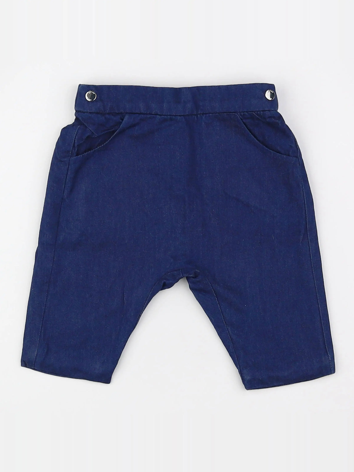 Jacadi - pantalon doublé bleu - 6 mois