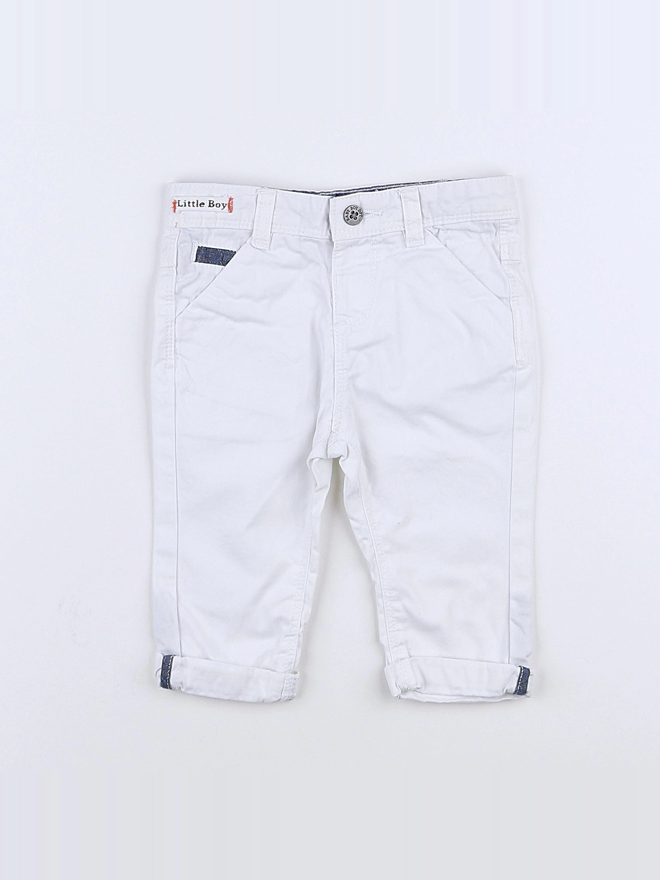 Tape à l'oeil - pantalon blanc - 6 mois