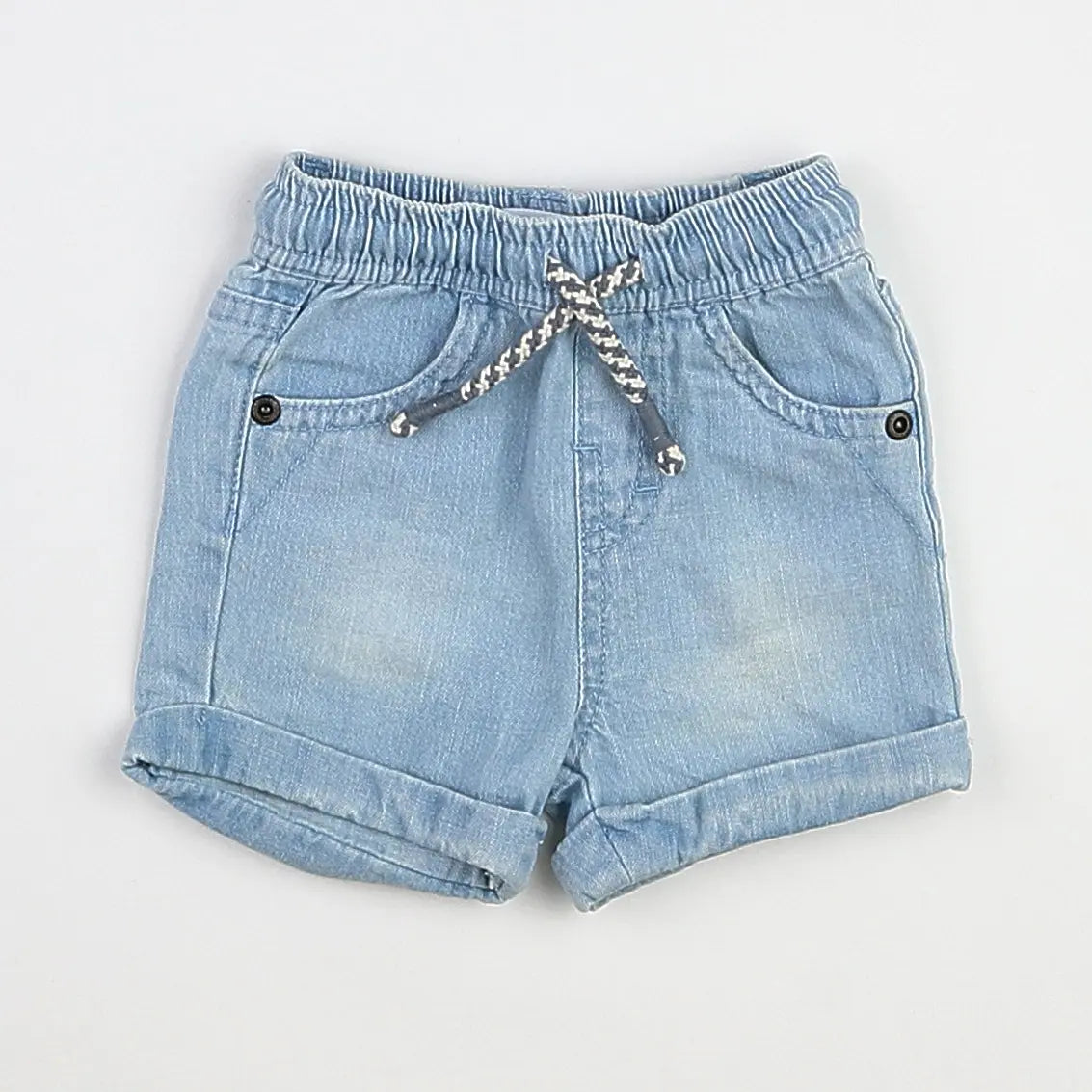 Vertbaudet - short bleu - 3 mois
