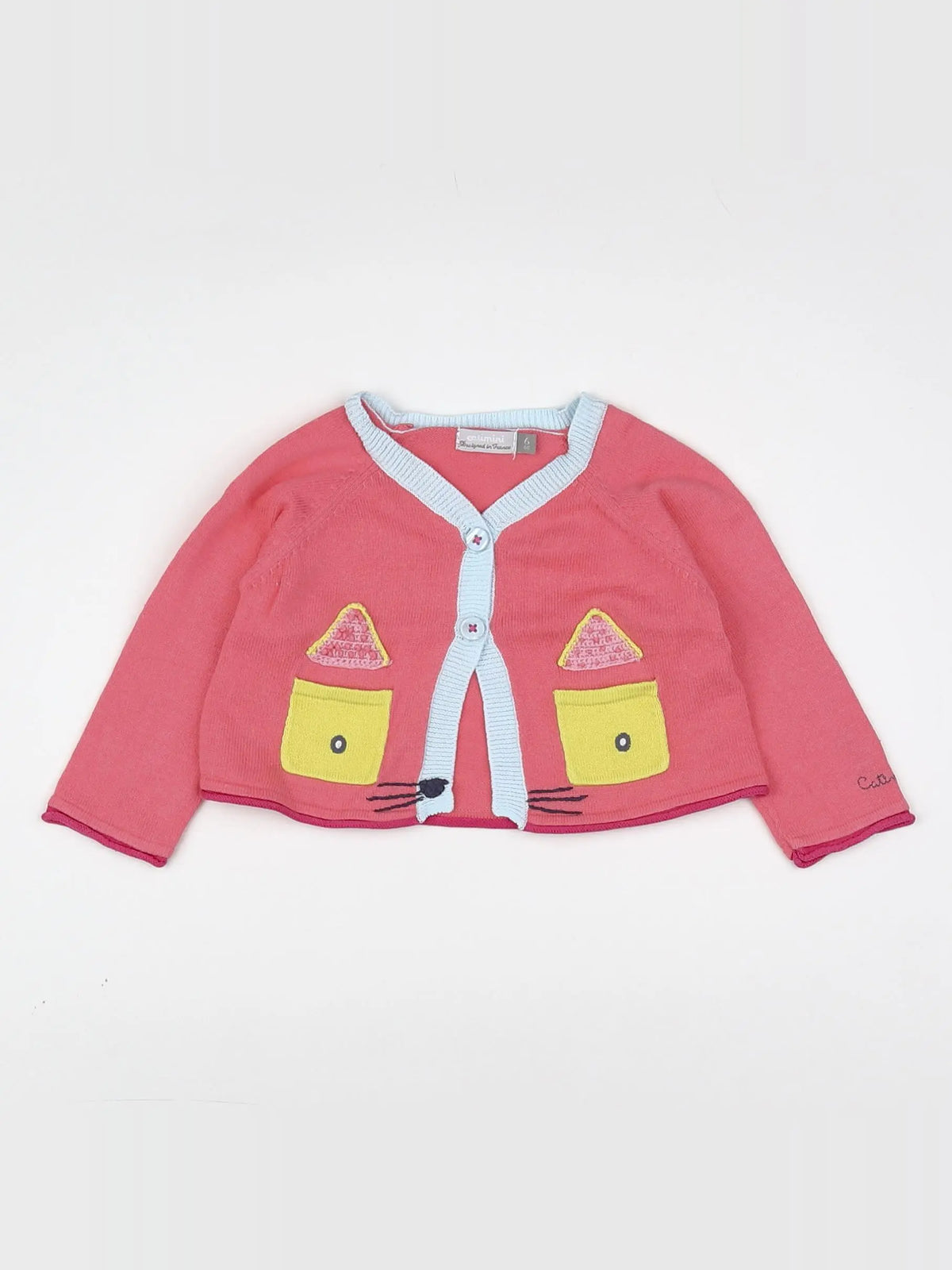 Catimini - gilet multicolore - 6 mois