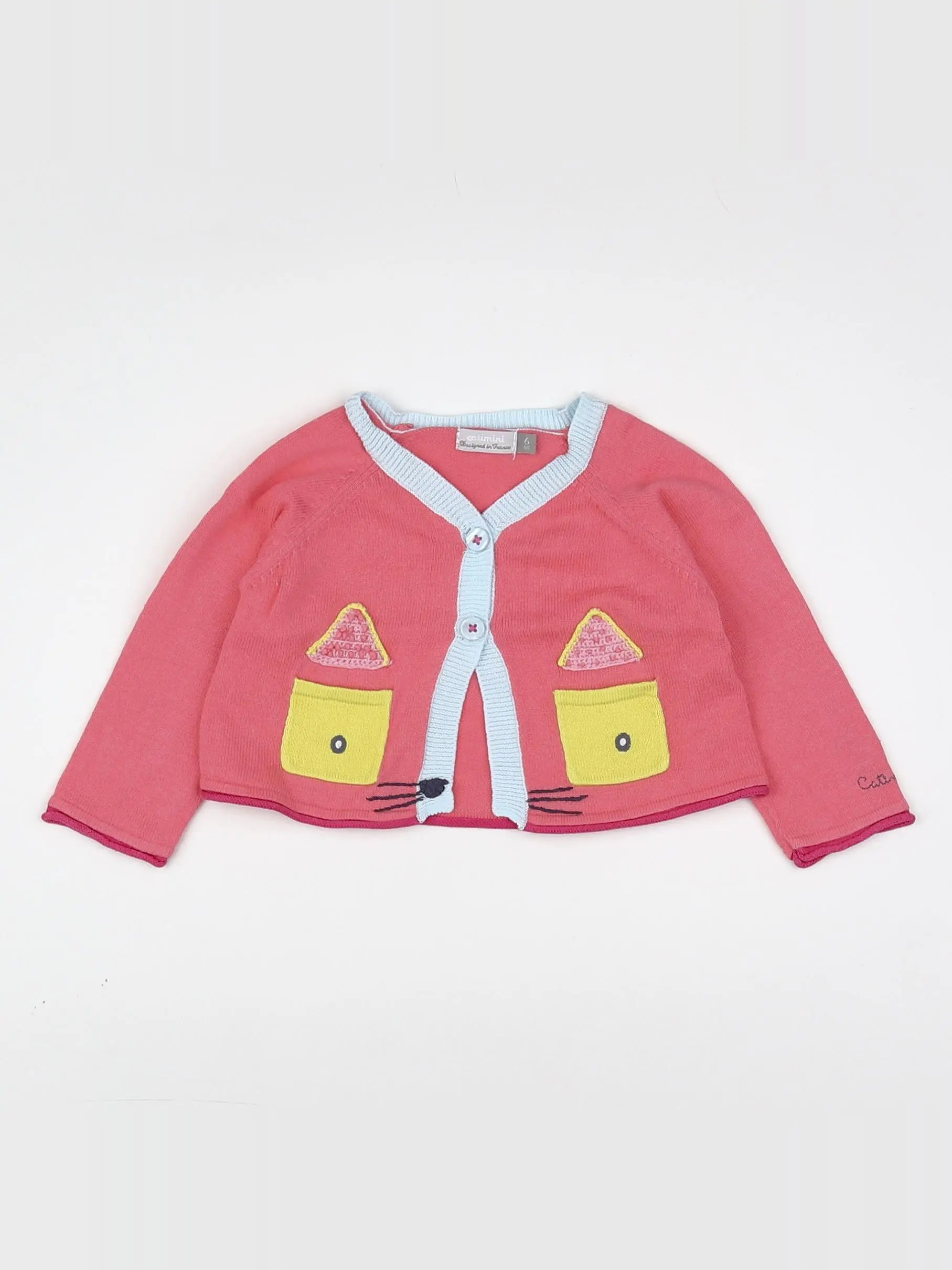 Catimini - gilet multicolore - 6 mois