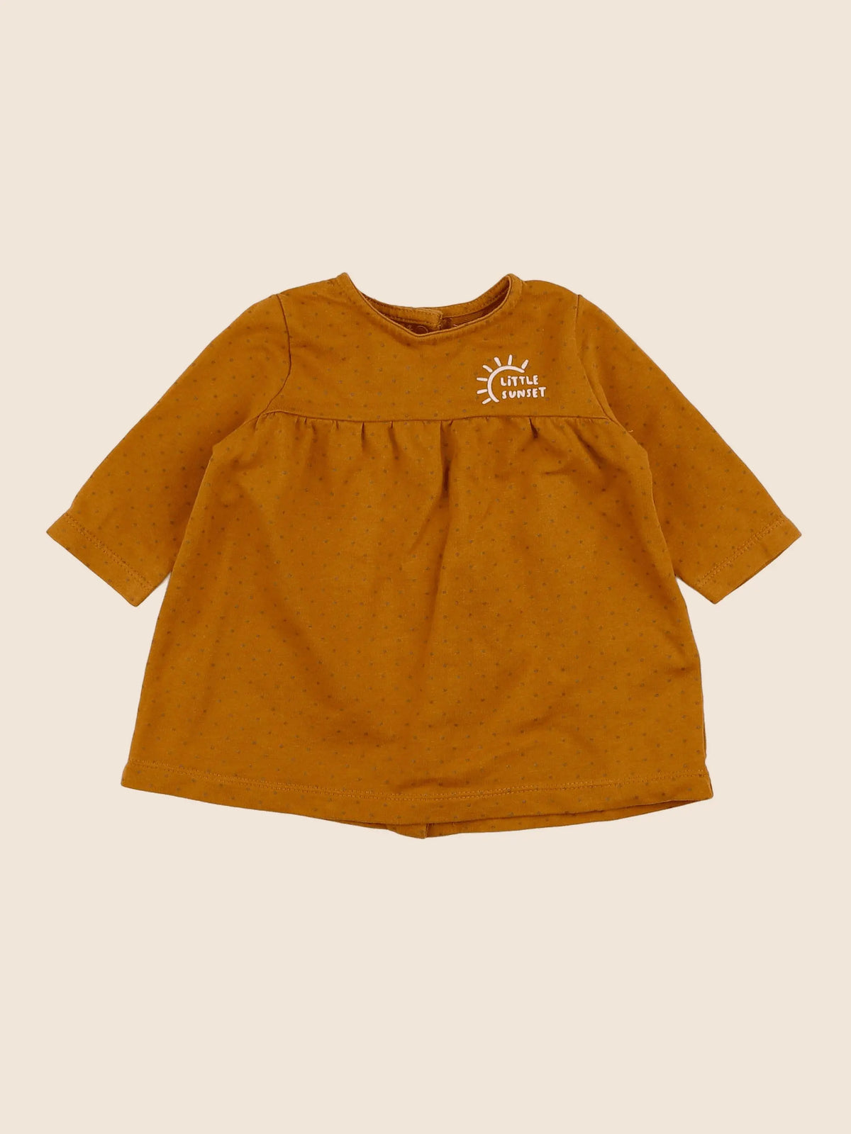 Vertbaudet - robe marron - 3 mois
