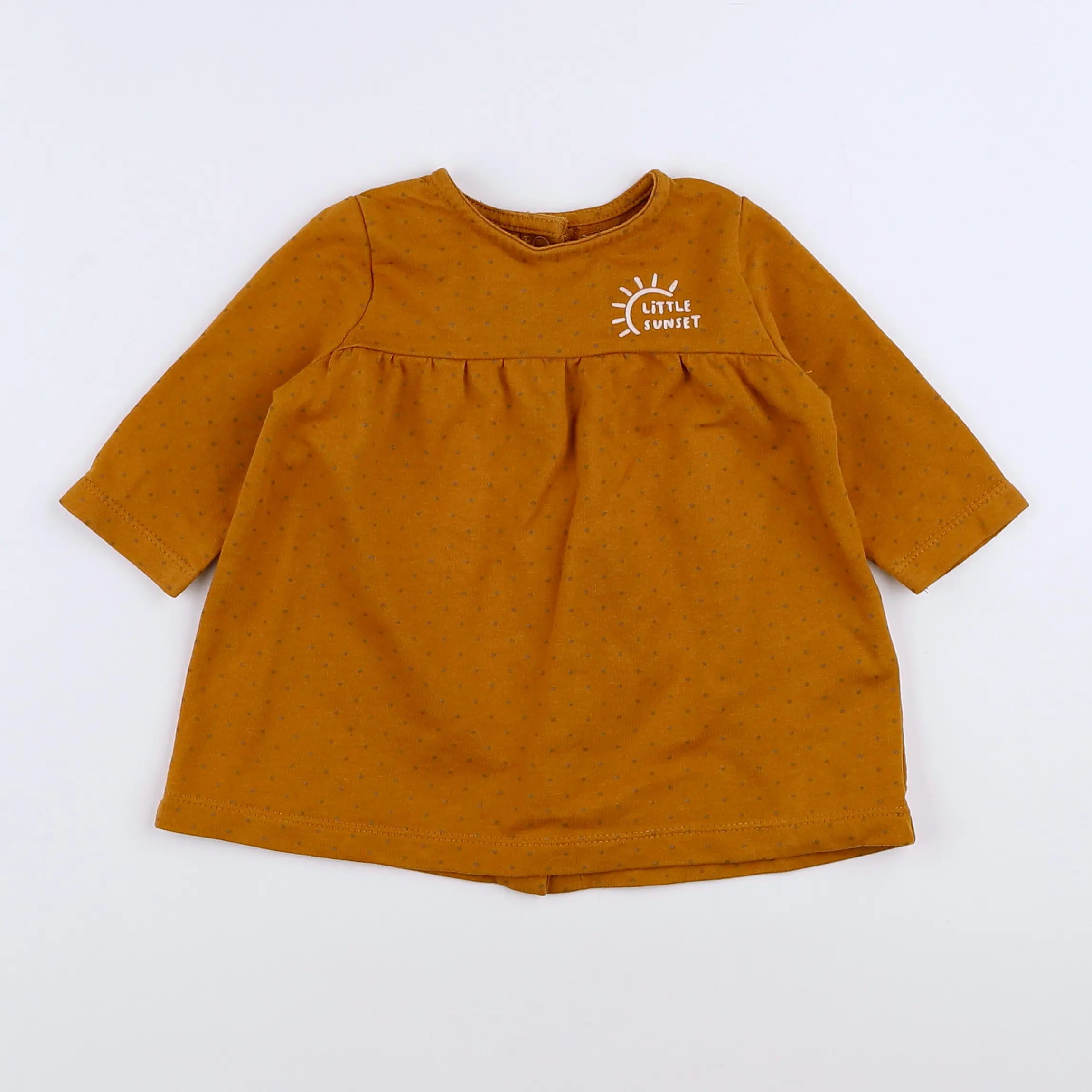 Vertbaudet - robe marron - 3 mois