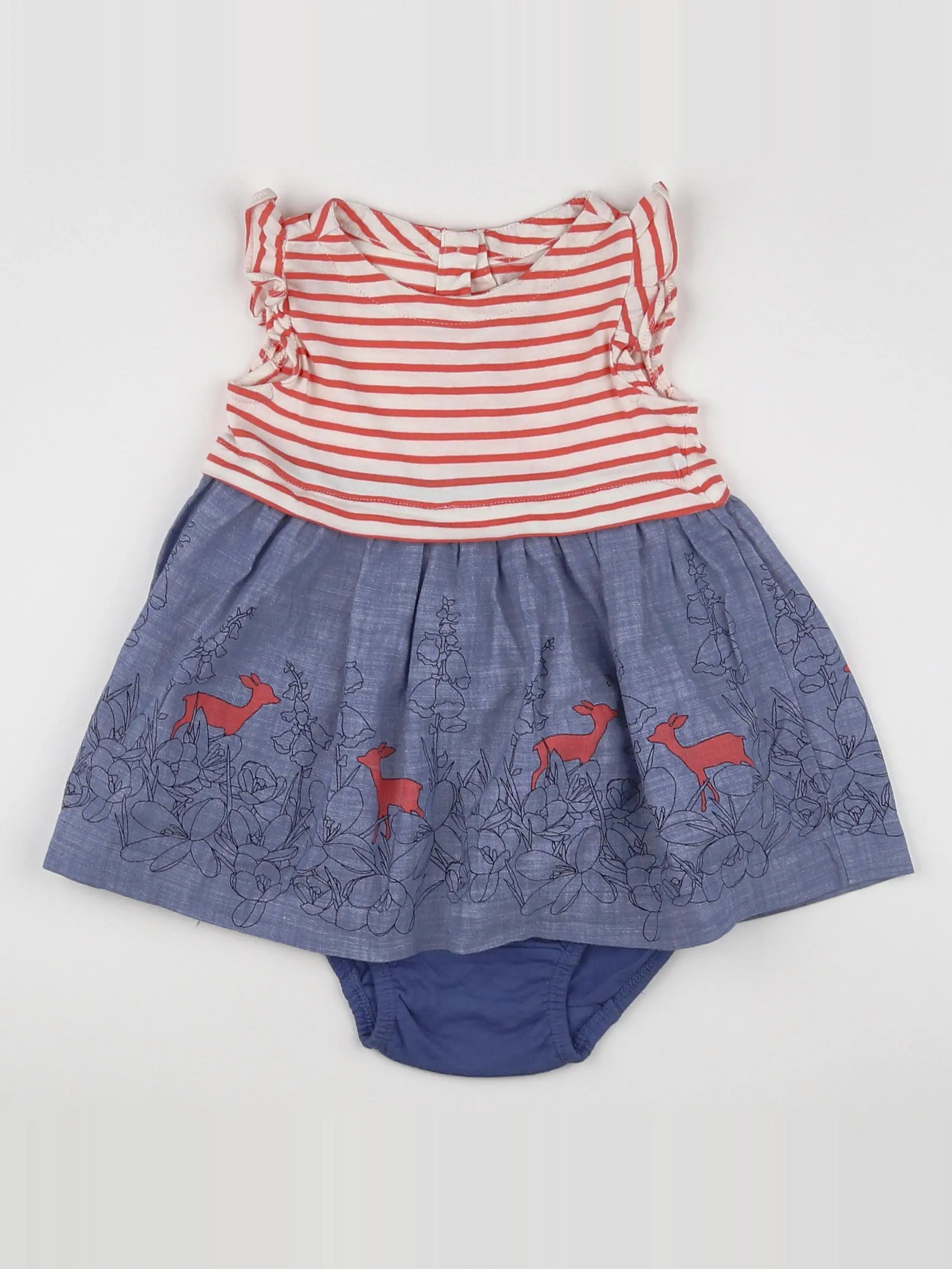 GAP - robe multicolore - 6/12 mois