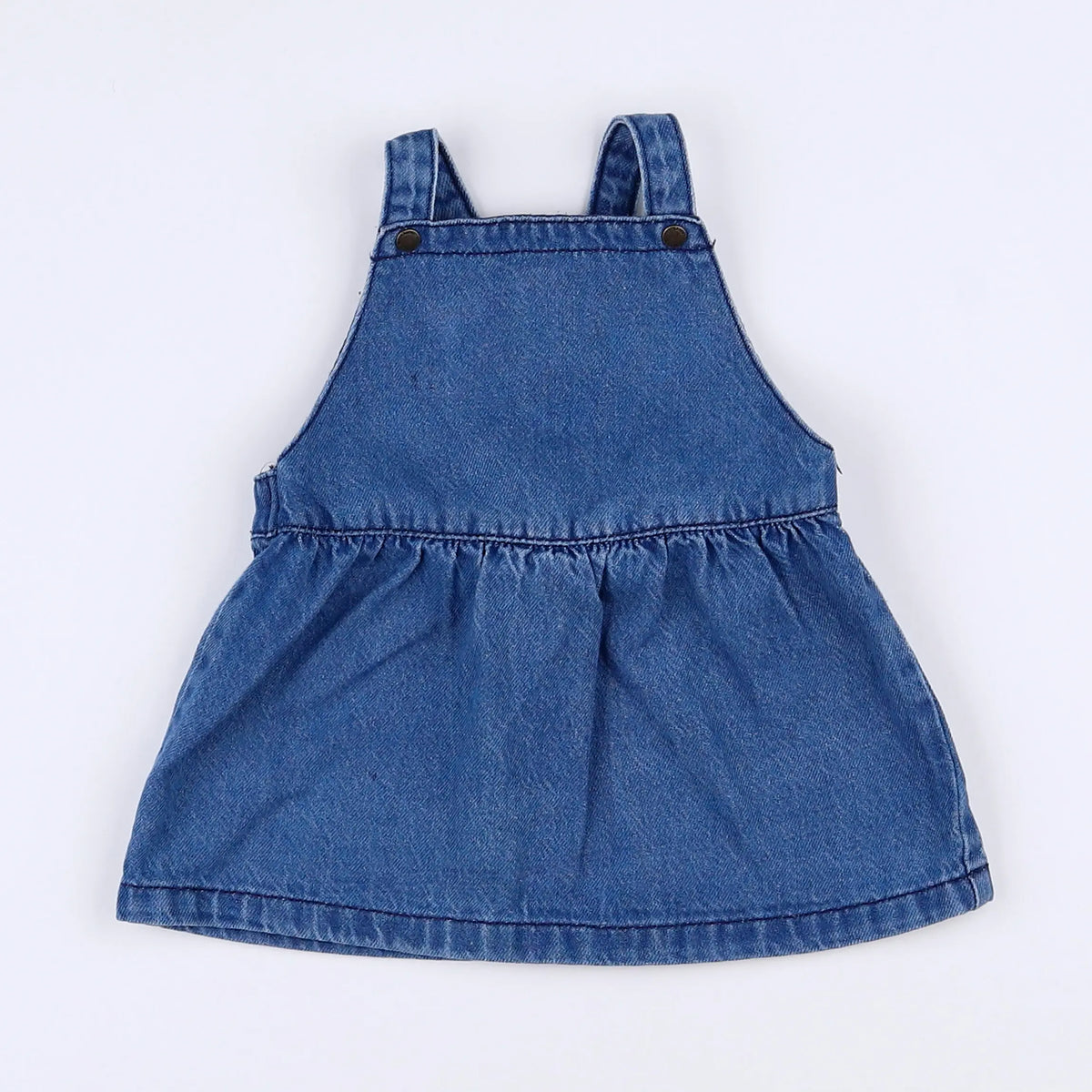 Vertbaudet - robe bleu - 12 mois