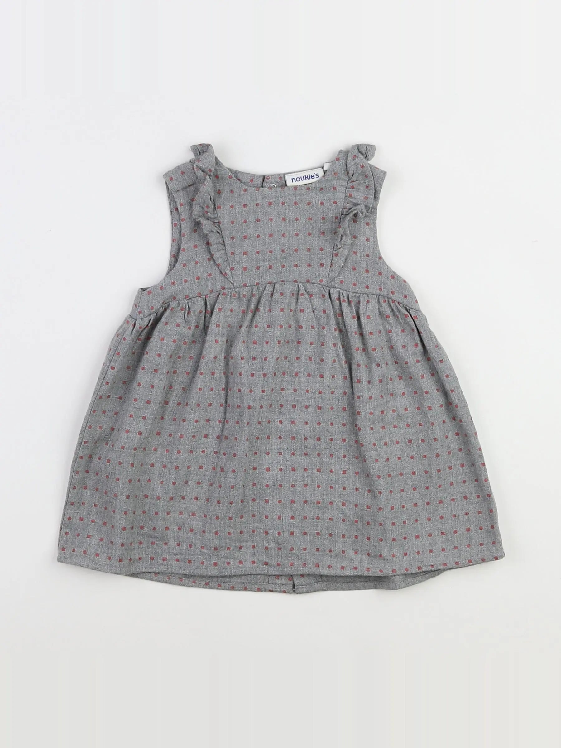Noukie's - robe gris - 6 mois