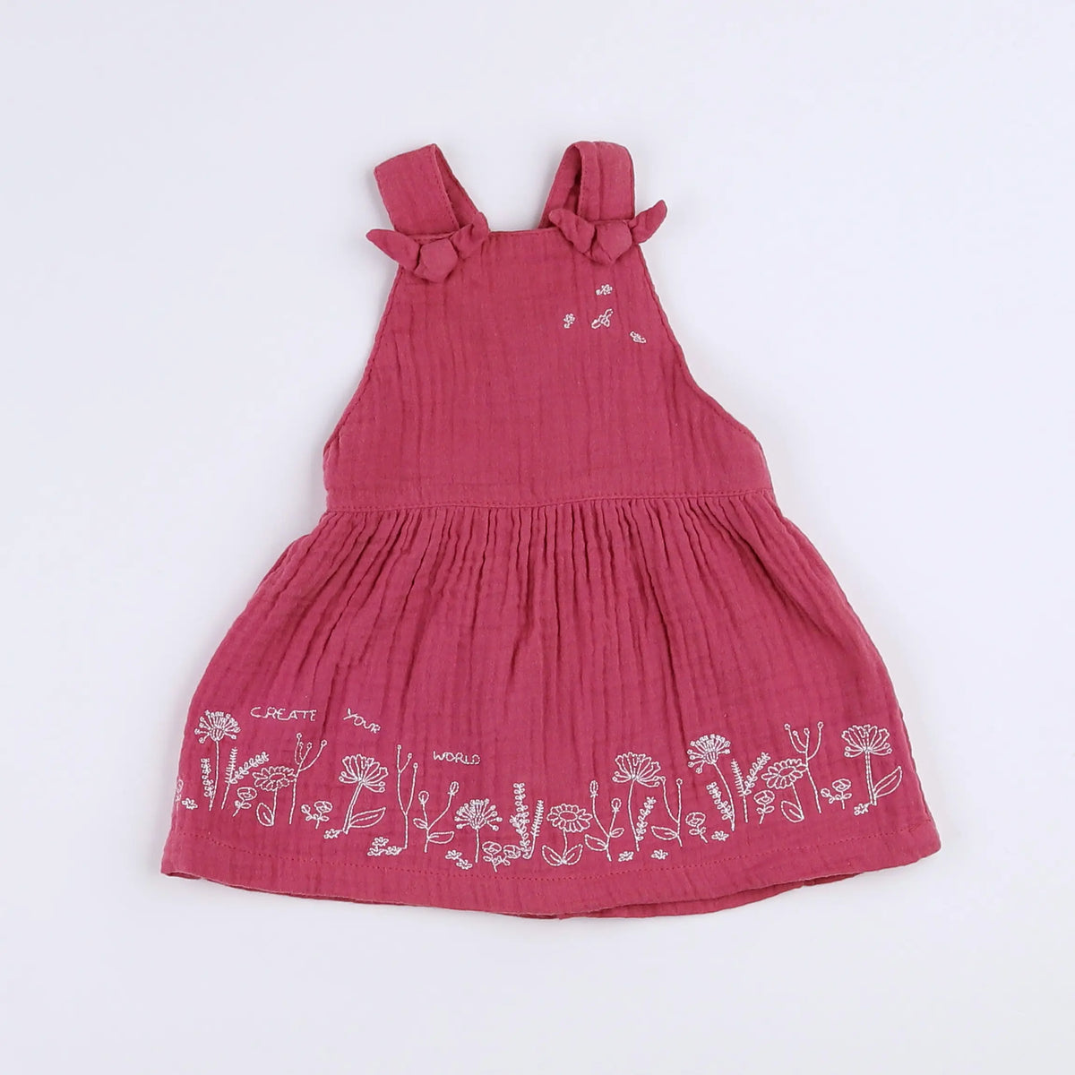Vertbaudet - robe rose - 3 mois