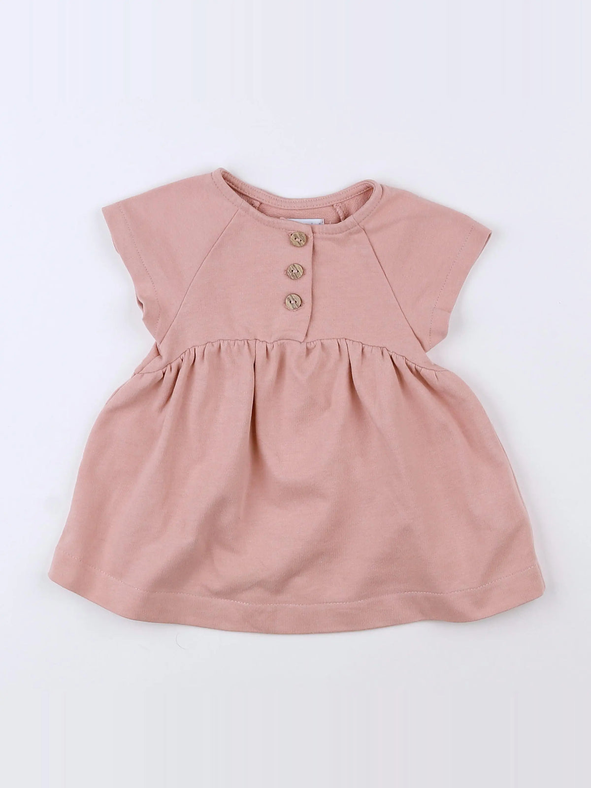 Vertbaudet - robe rose - 3 mois