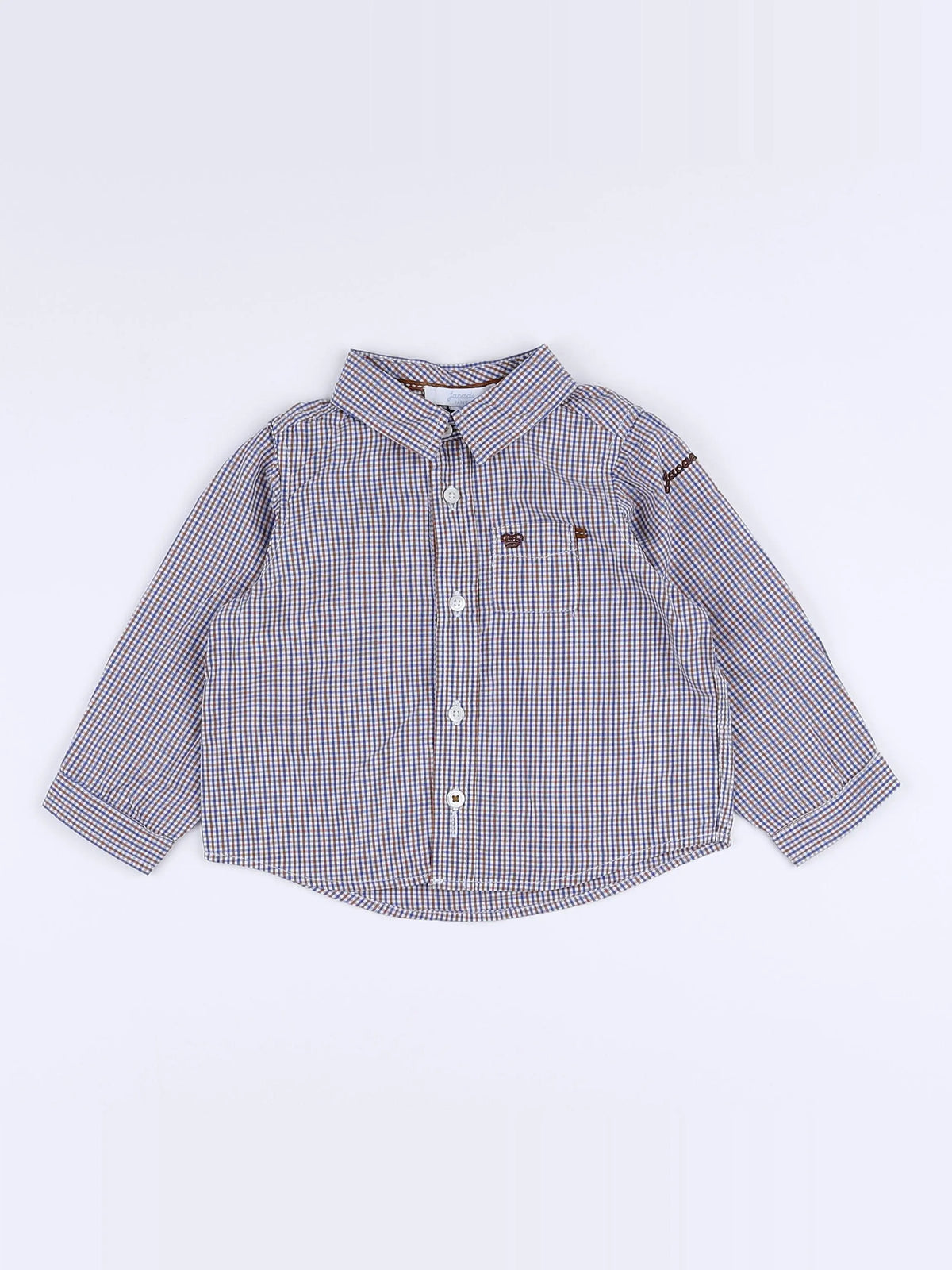 Jacadi - chemise gris - 12 mois
