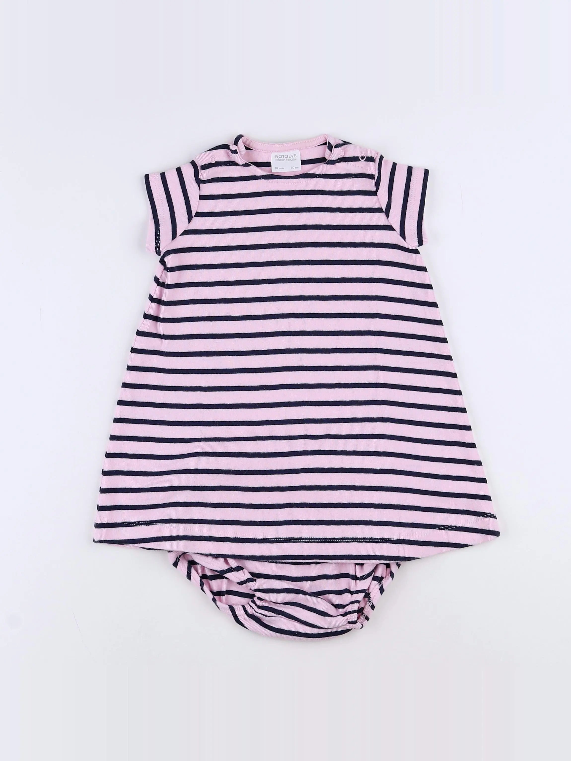 Natalys - robe rose - 18 mois