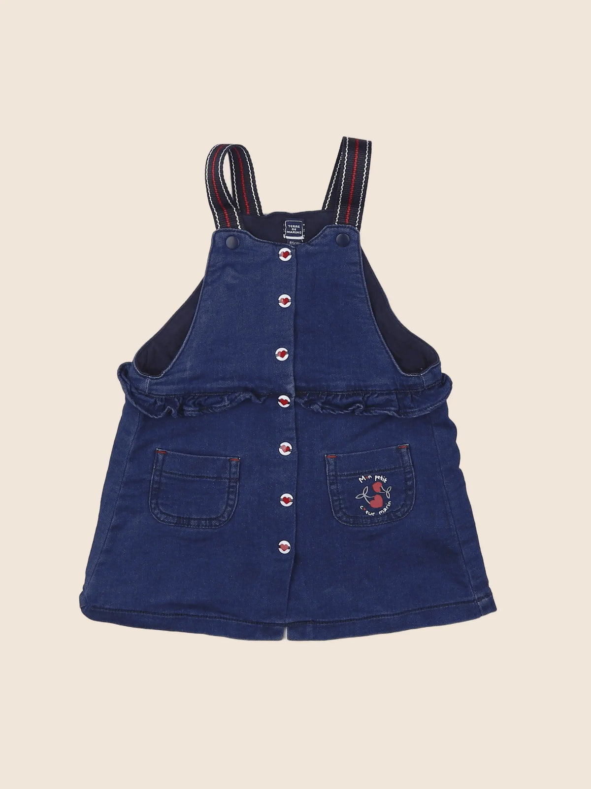 Terre de marins - robe bleu - 18 mois