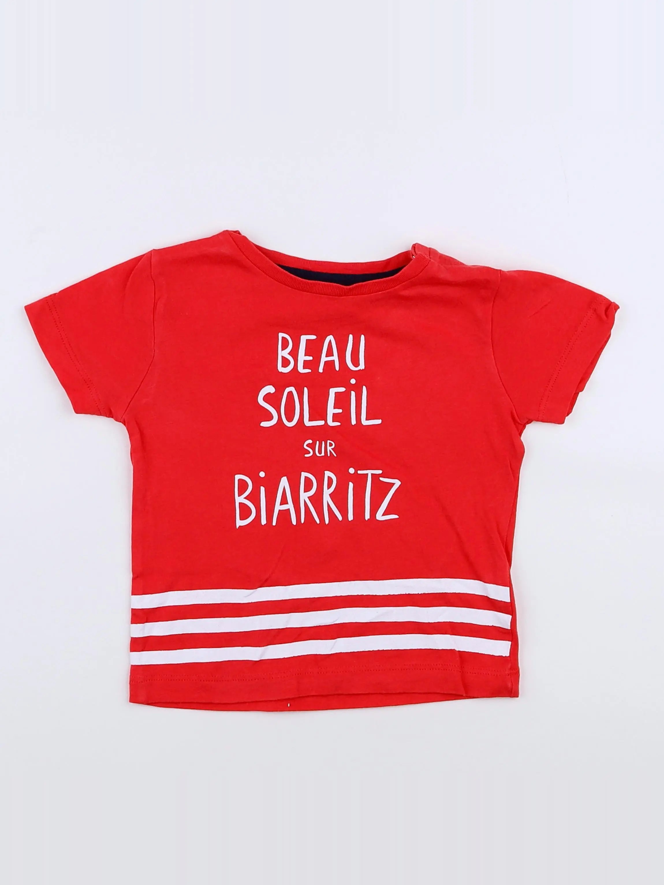 Boutchou - tee-shirt rouge - 12 mois