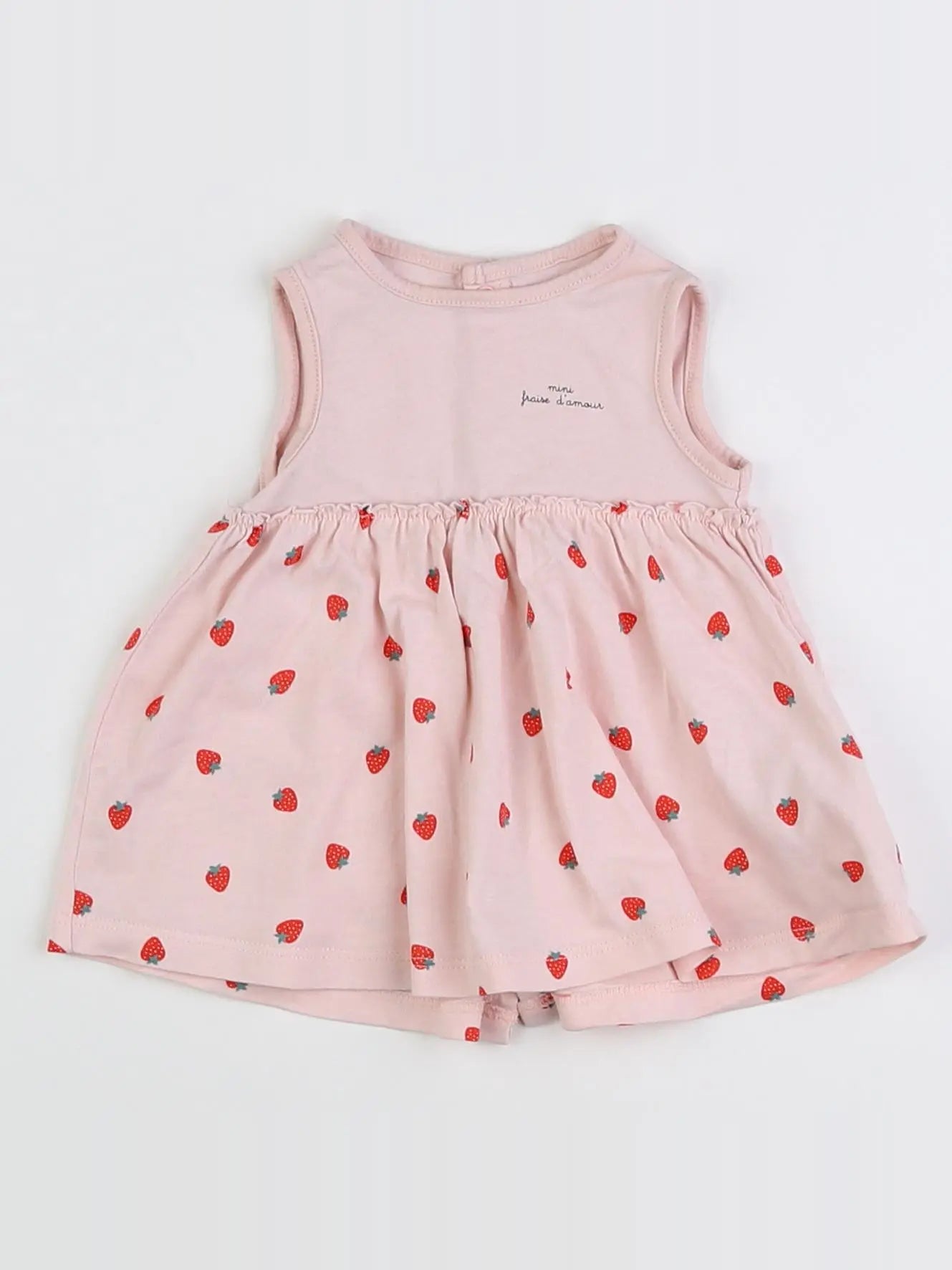 Vertbaudet - robe multicolore - 1 mois