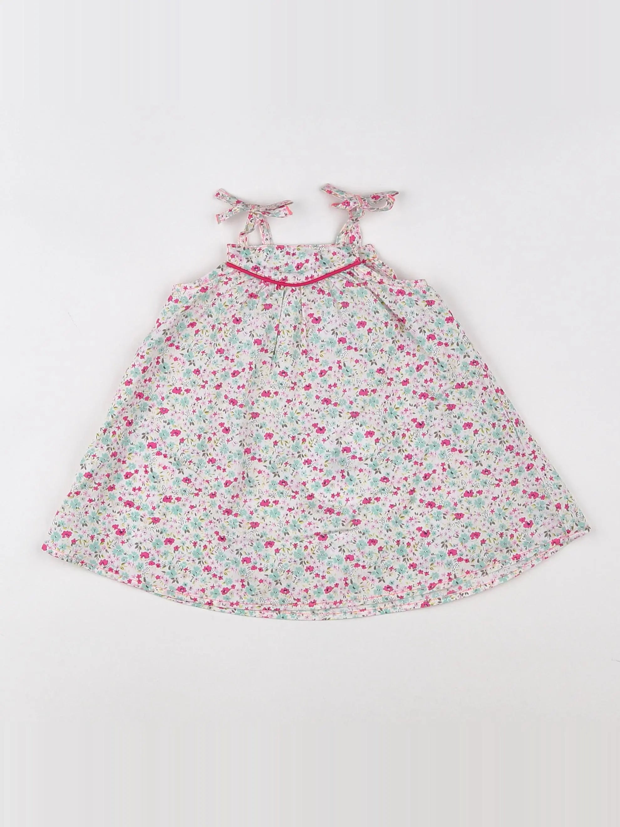 Petit Bateau - robe multicolore - 3 mois
