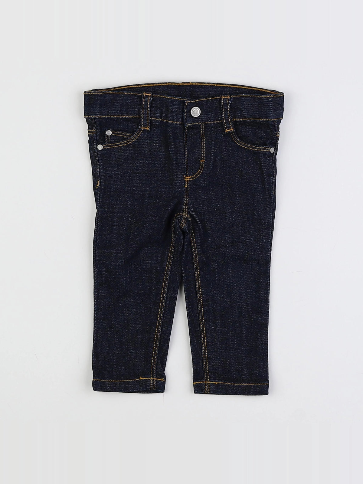 Petit Bateau - jean bleu - 6 mois