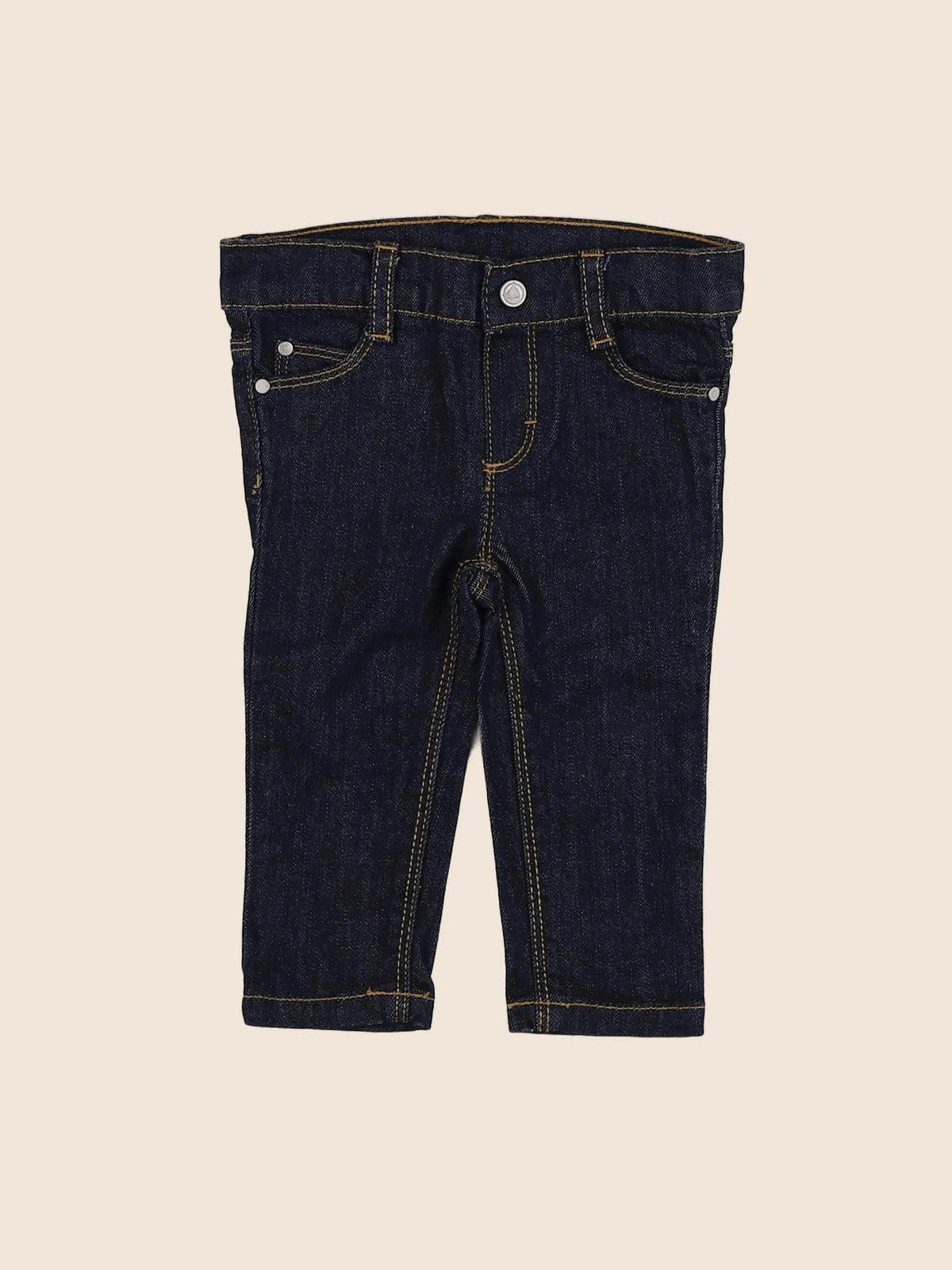 Petit Bateau - jean bleu - 6 mois