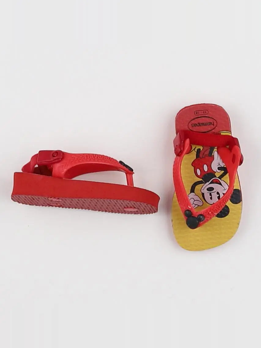 Havaianas - tongs rouge - pointure 17/18