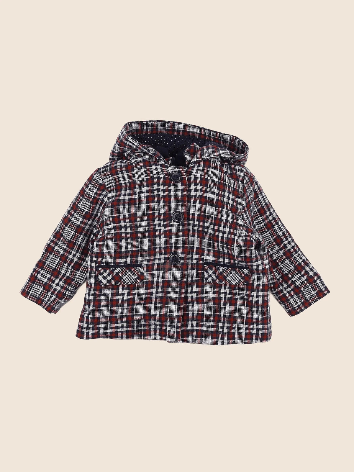 Cyrillus - manteau multicolore - 12 mois
