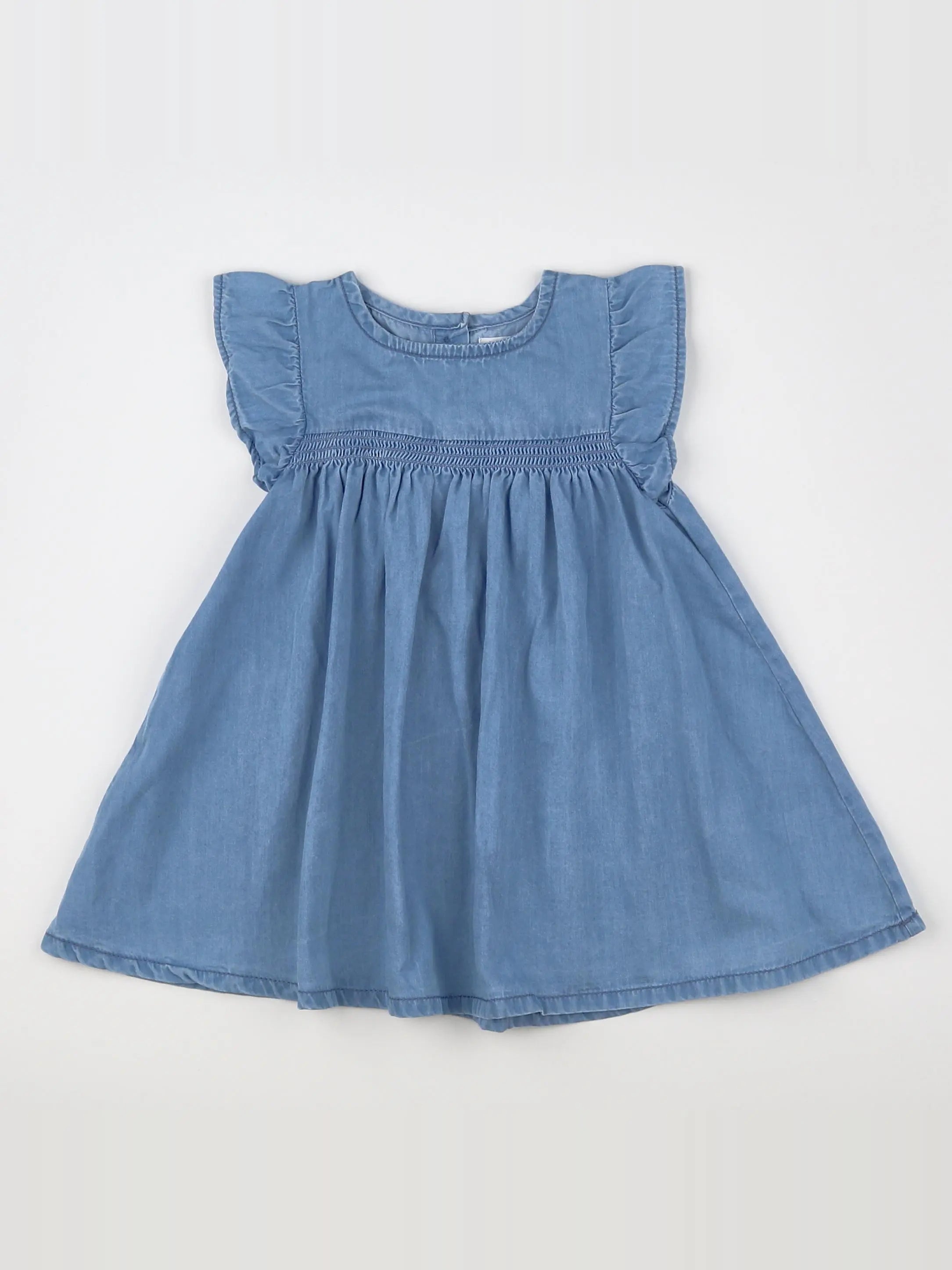 Boutchou - robe bleu - 12 mois