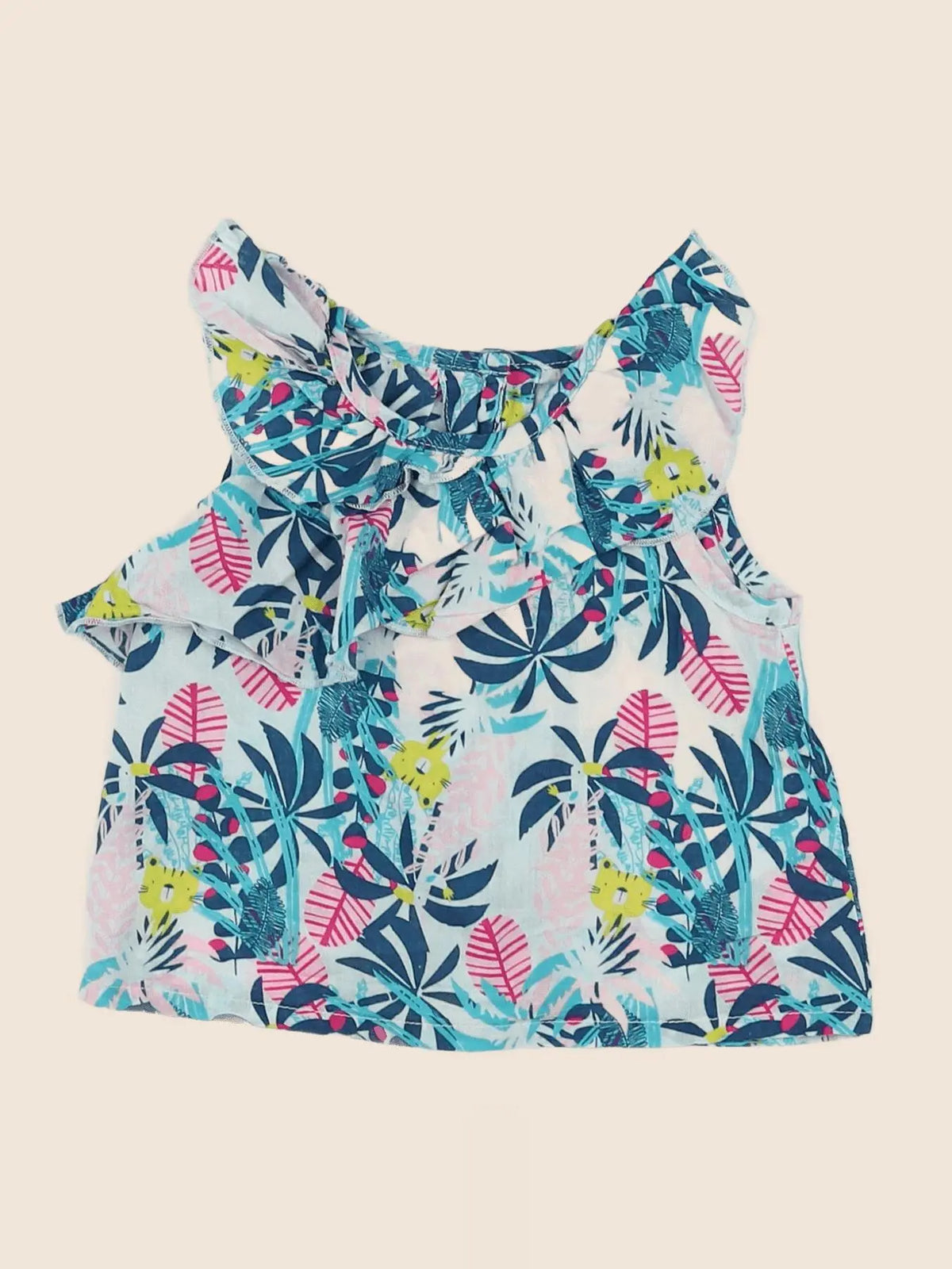 Vertbaudet - blouse bleu - 3 mois