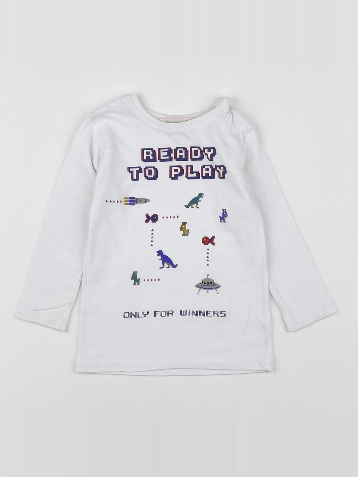 Bonpoint - tee-shirt blanc - 12 mois