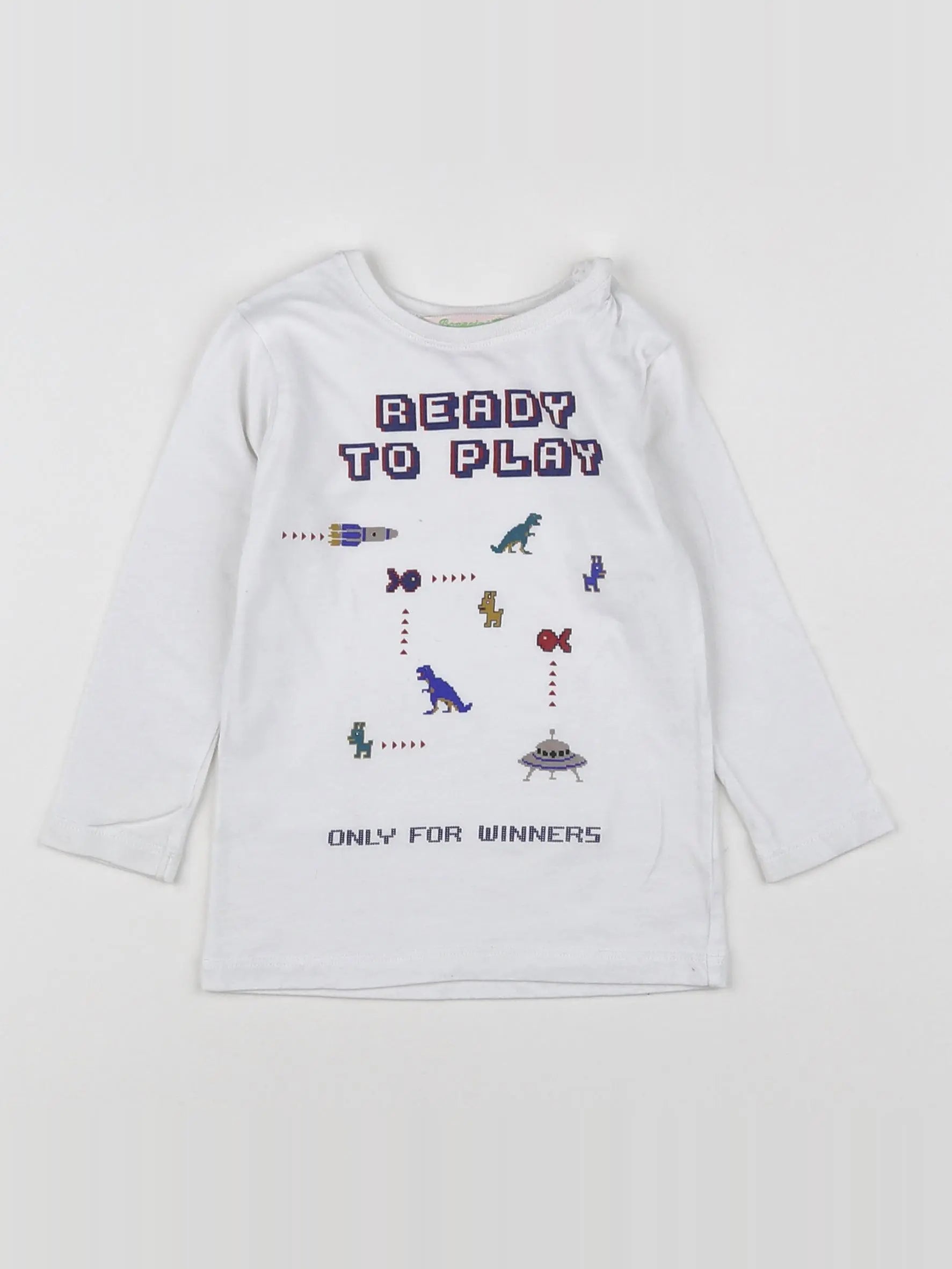 Bonpoint - tee-shirt blanc - 12 mois