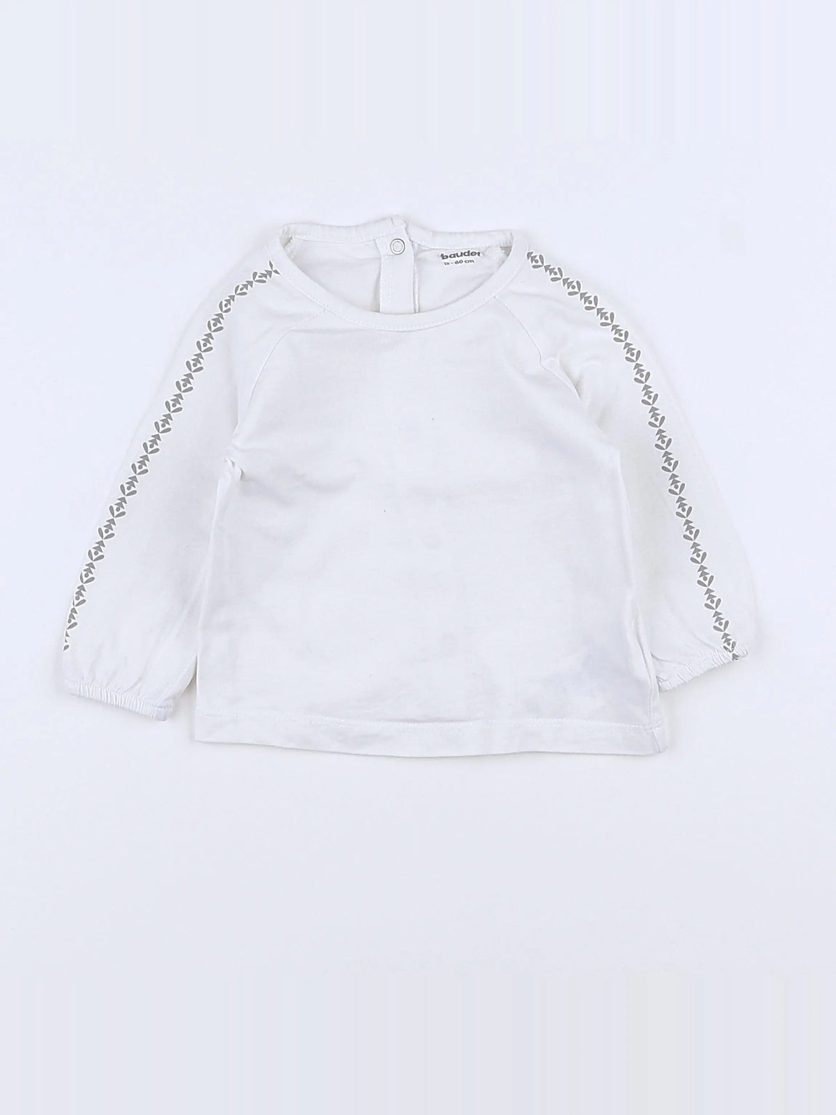 Vertbaudet - tee-shirt blanc - 3 mois