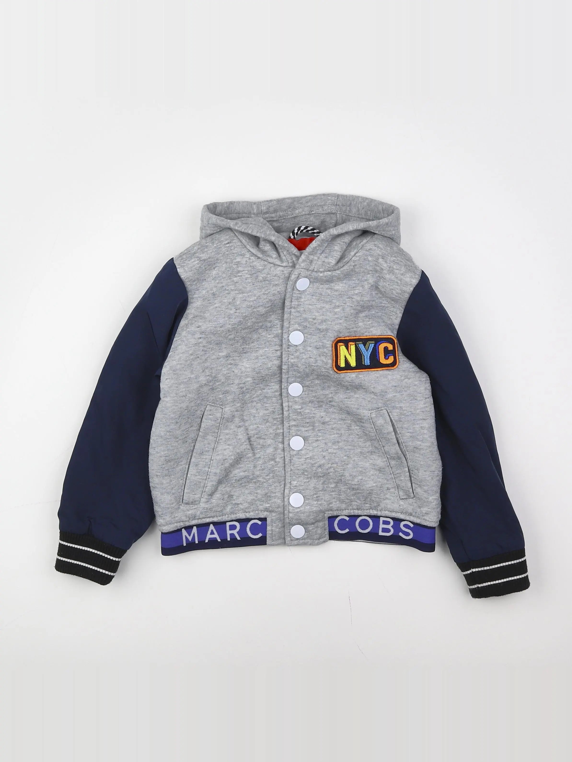 Little marc jacobs - sweat bleu, gris - 3 mois