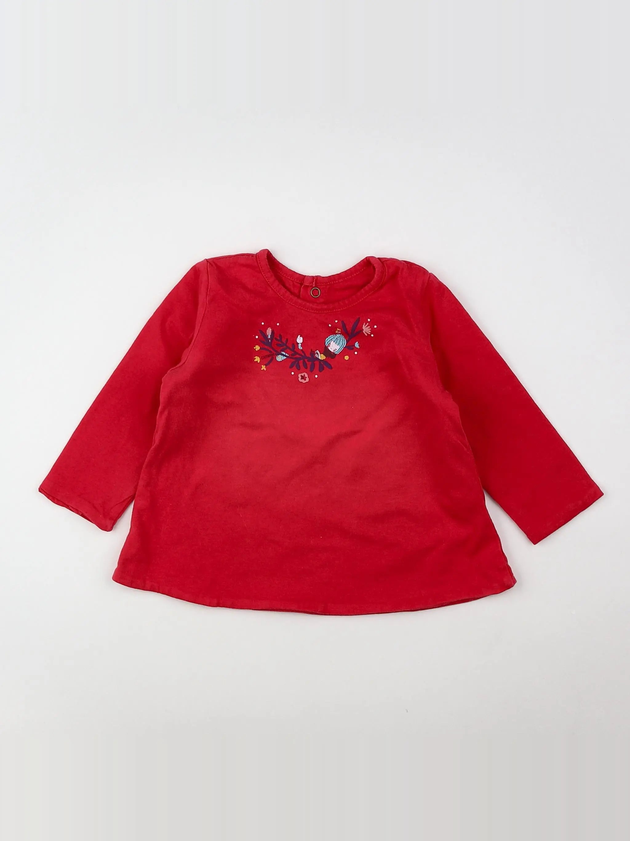 Catimini - tee-shirt rose - 9 mois