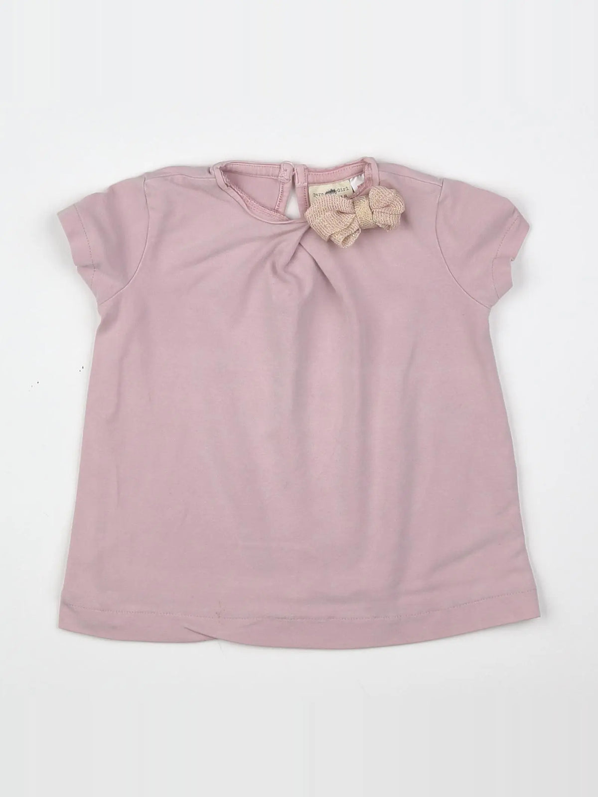 Zara - tee-shirt rose - 12/18 mois