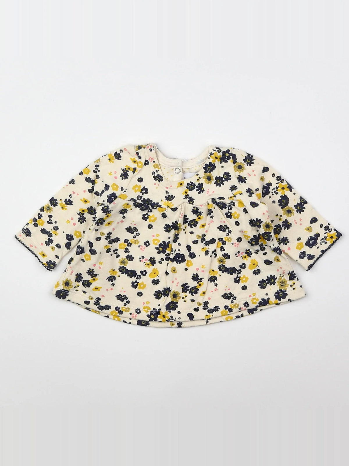 Petit Bateau - blouse beige - 3 mois