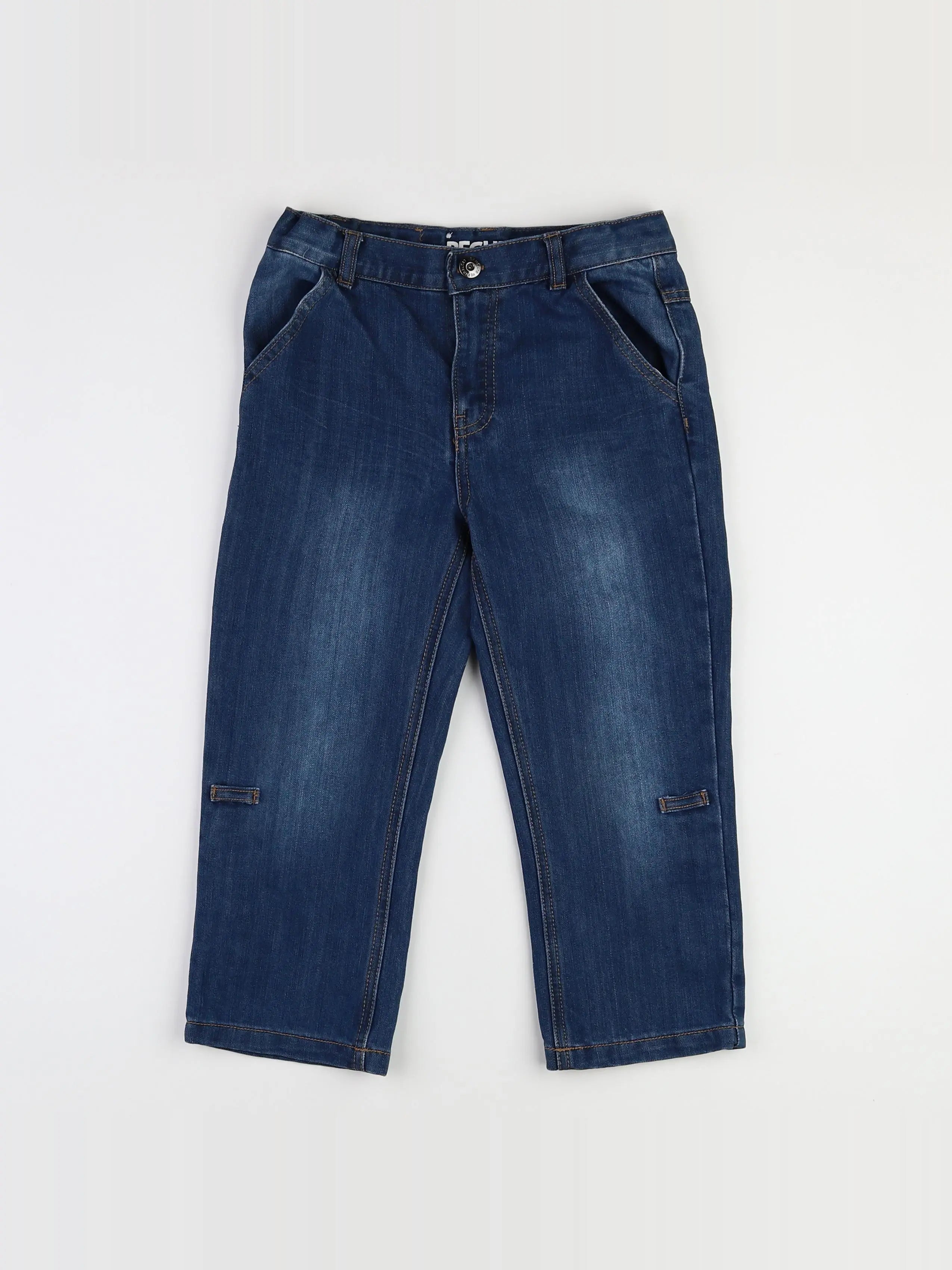 Vertbaudet - pantacourt bleu - 9 ans
