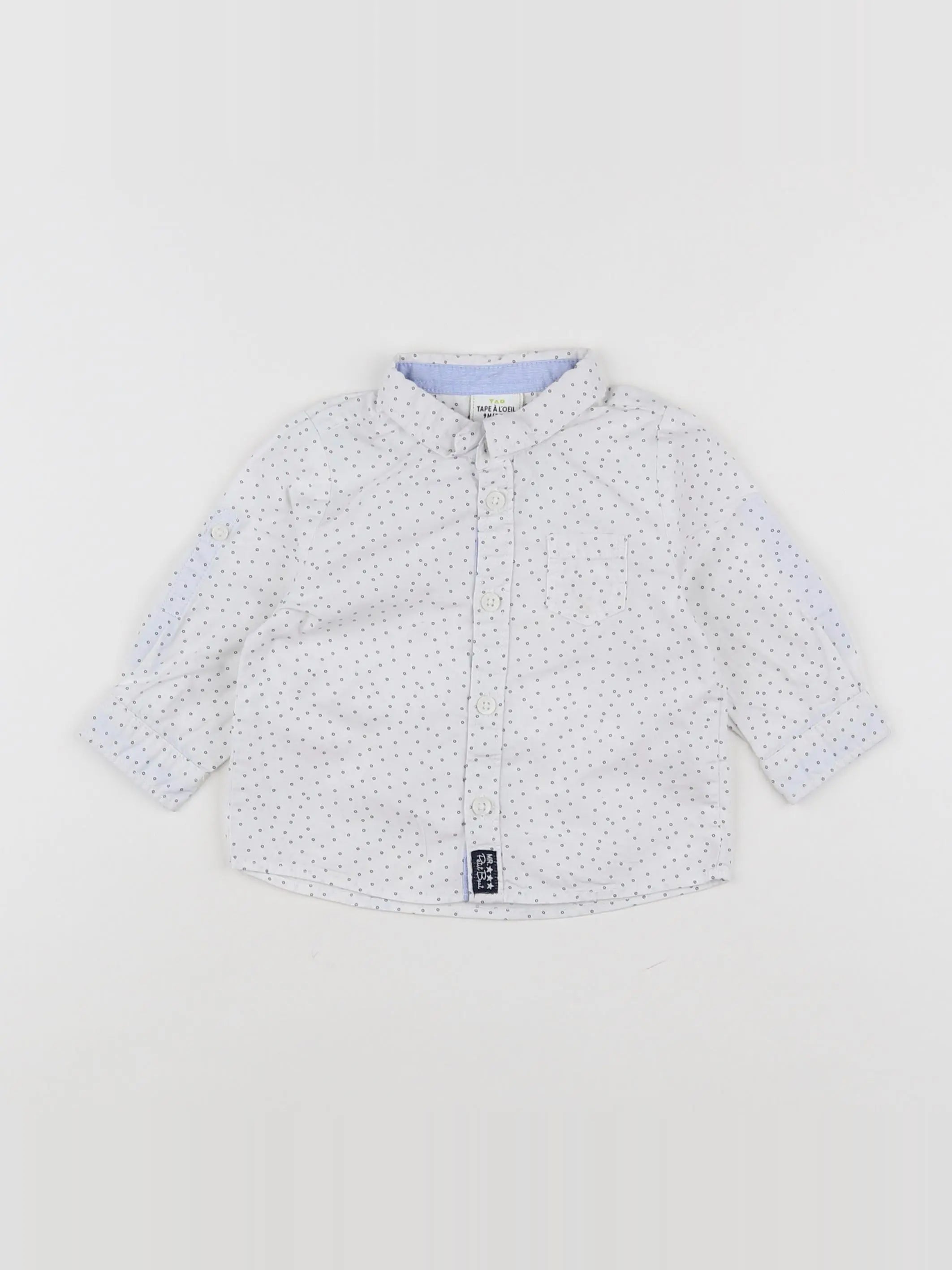 Tape à l'oeil - chemise blanc - 9 mois