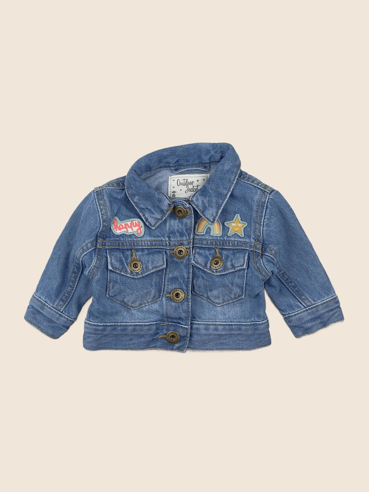 Vertbaudet - veste bleu - 3 mois