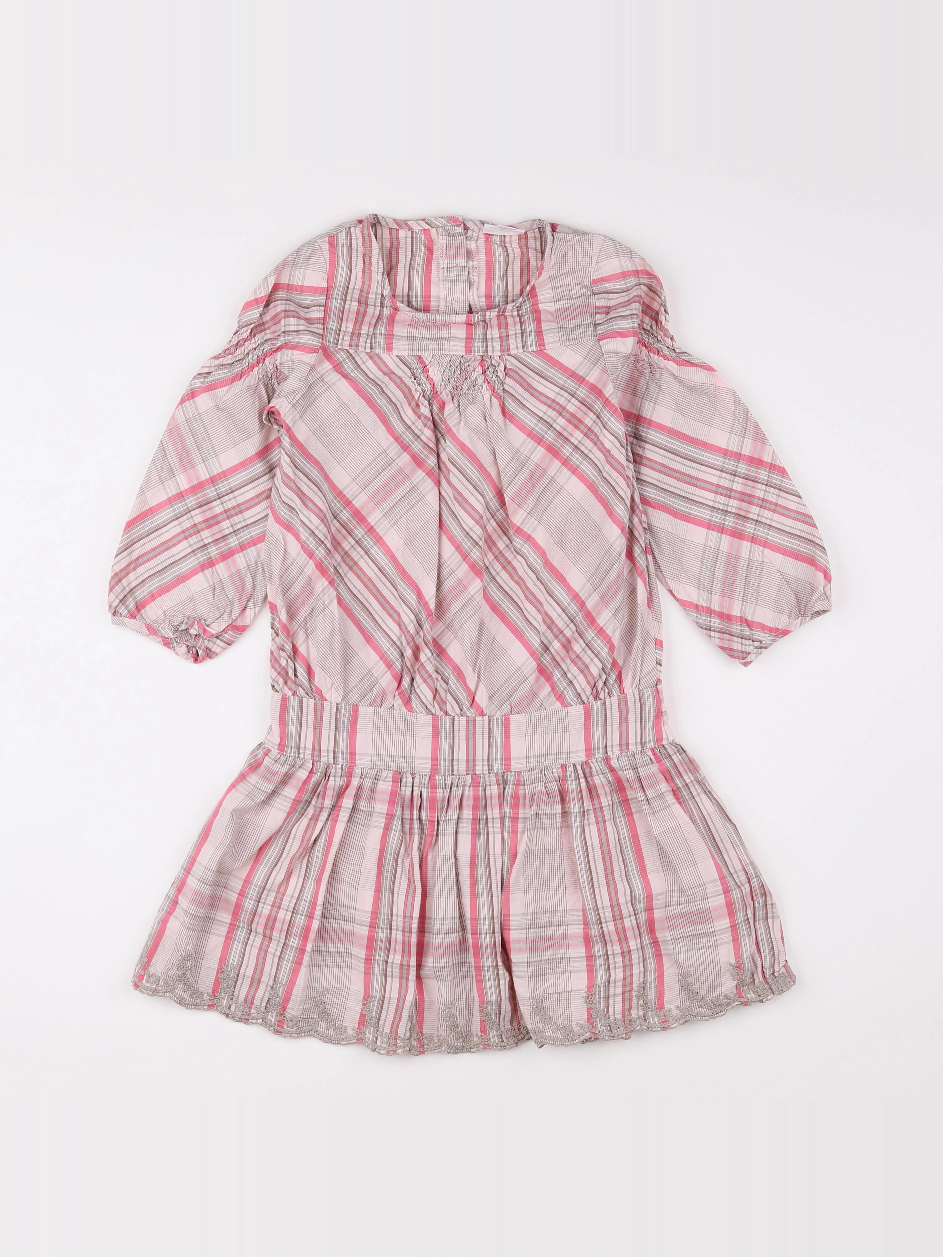 Vertbaudet - robe multicolore - 8 ans