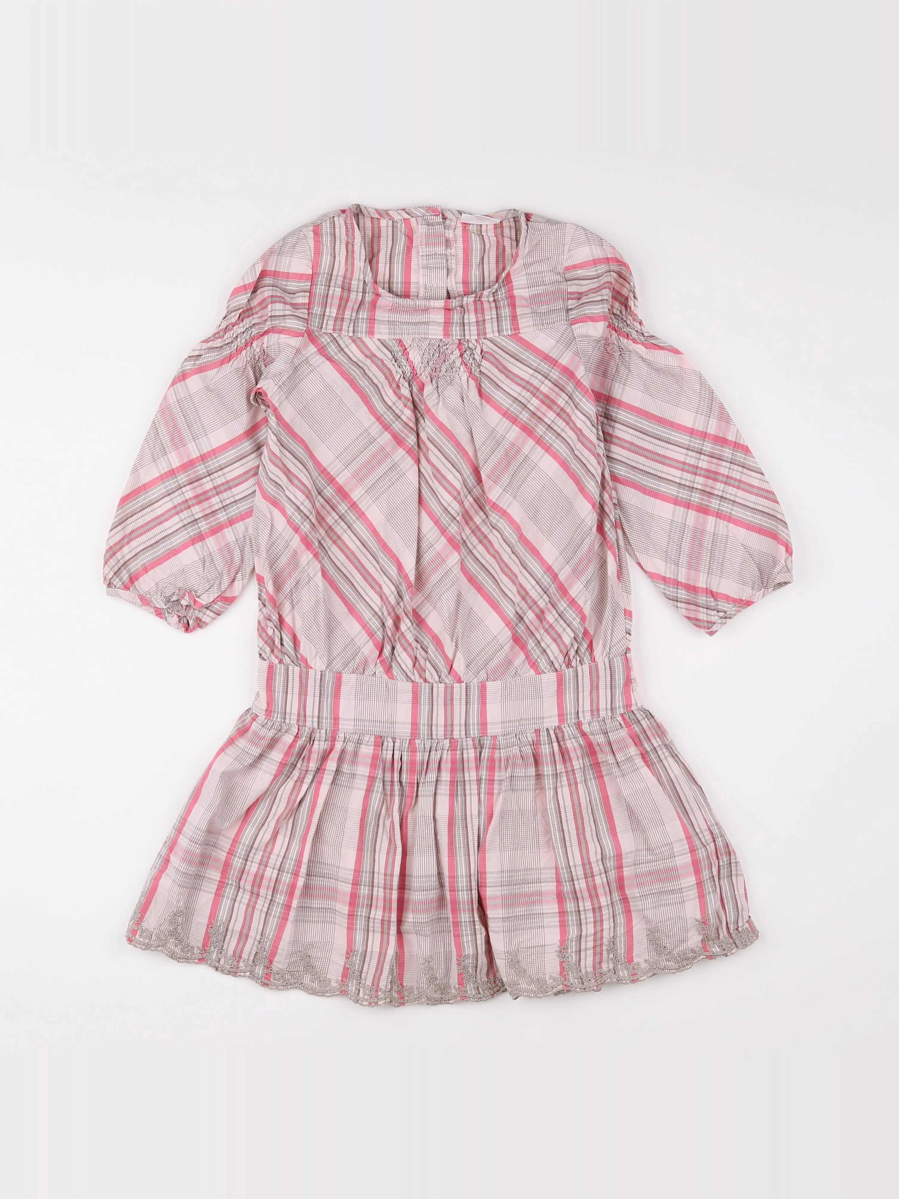 Vertbaudet - robe multicolore - 8 ans