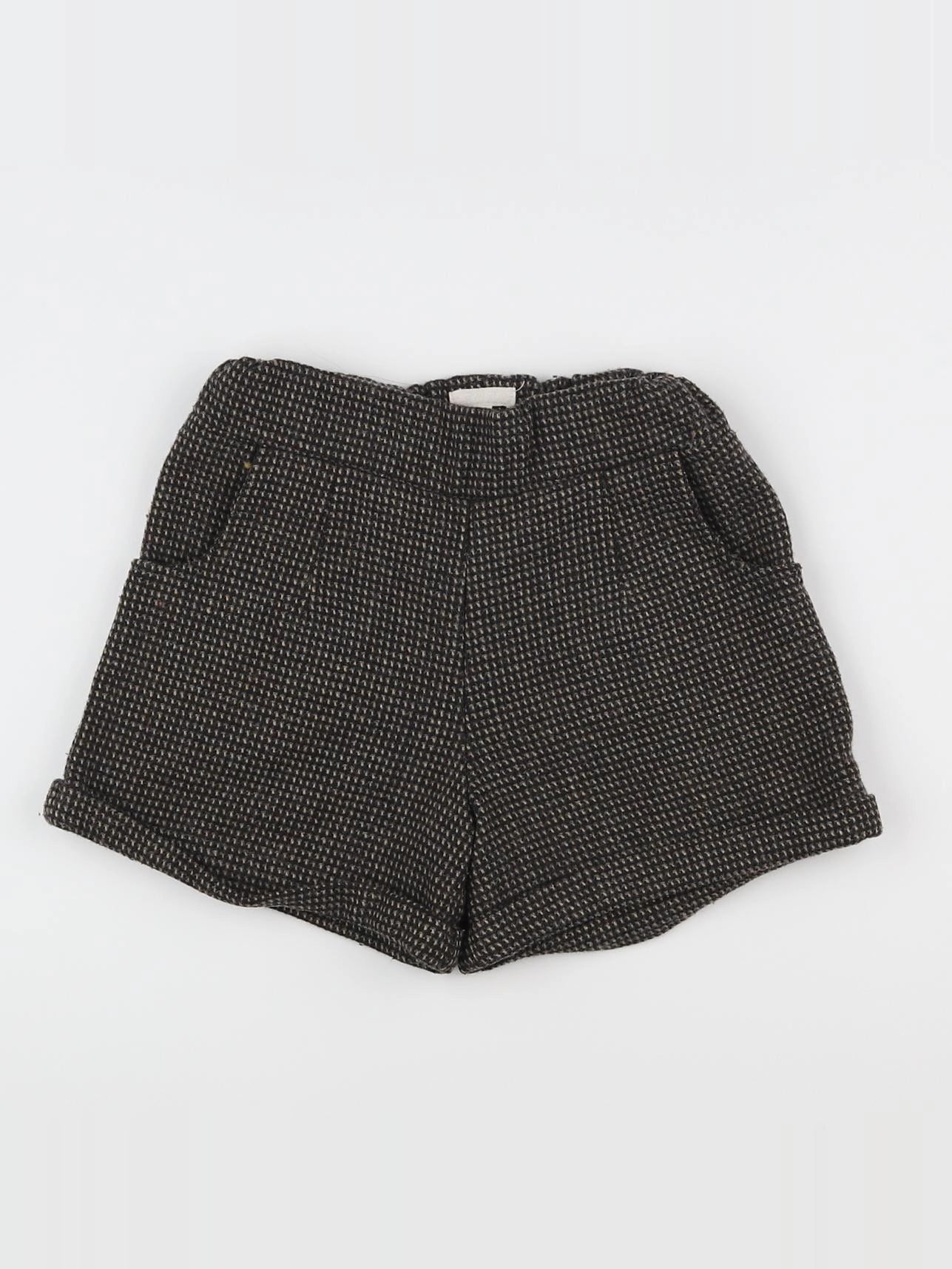 Talc - short marron - 6 ans