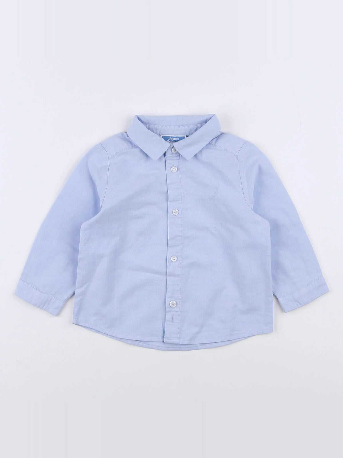 Jacadi - chemise bleu - 12 mois