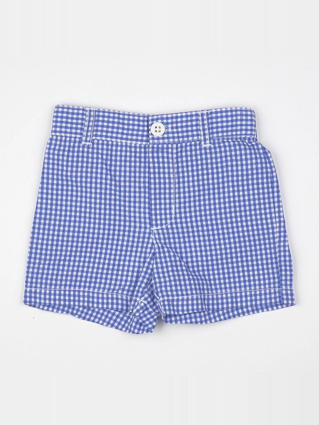Ralph Lauren - short bleu, blanc - 3 mois