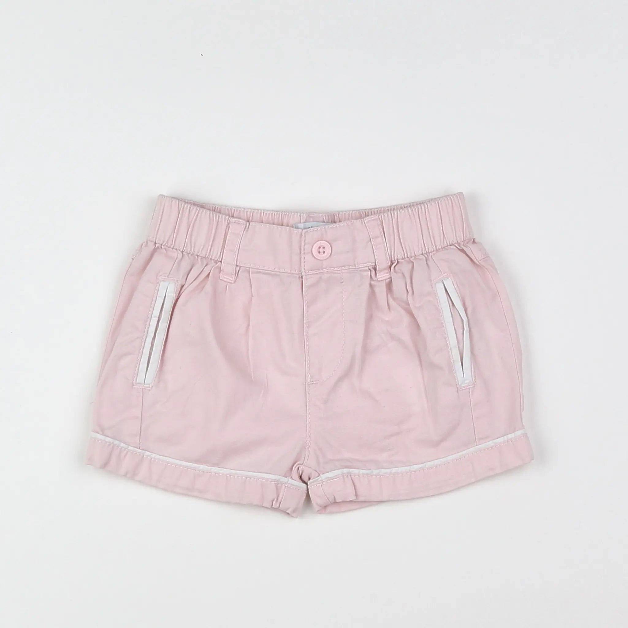 Vertbaudet - short rose - 12 mois