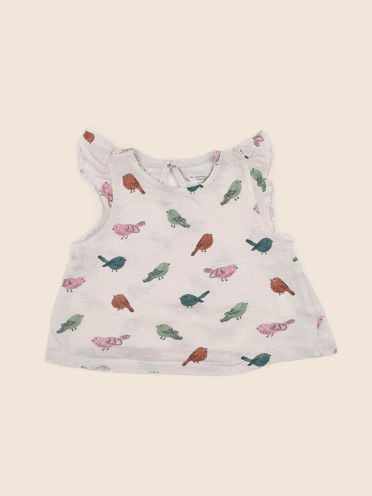 Boutchou - tee-shirt beige - 6 mois