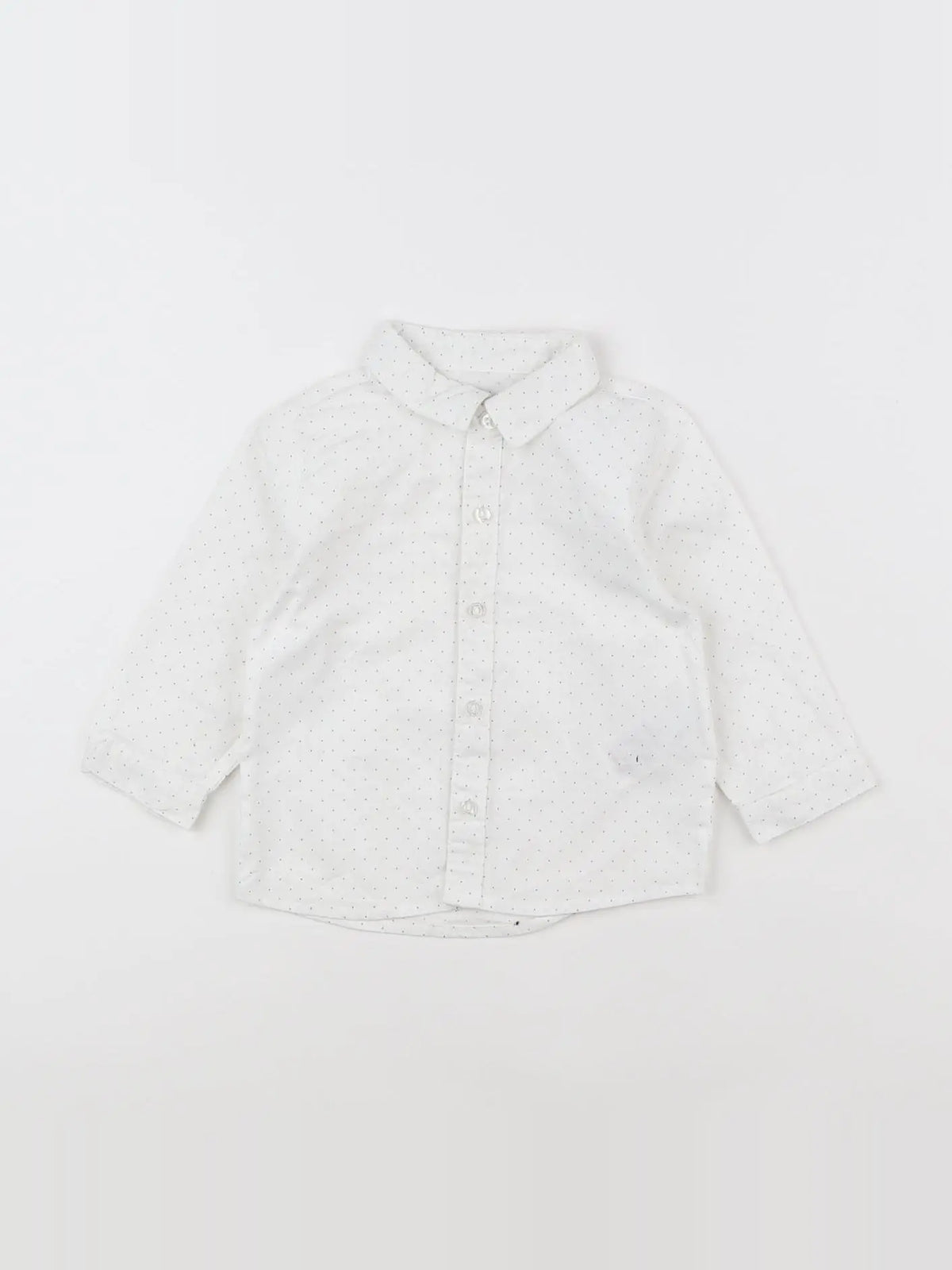 Vertbaudet - chemise blanc - 9 mois