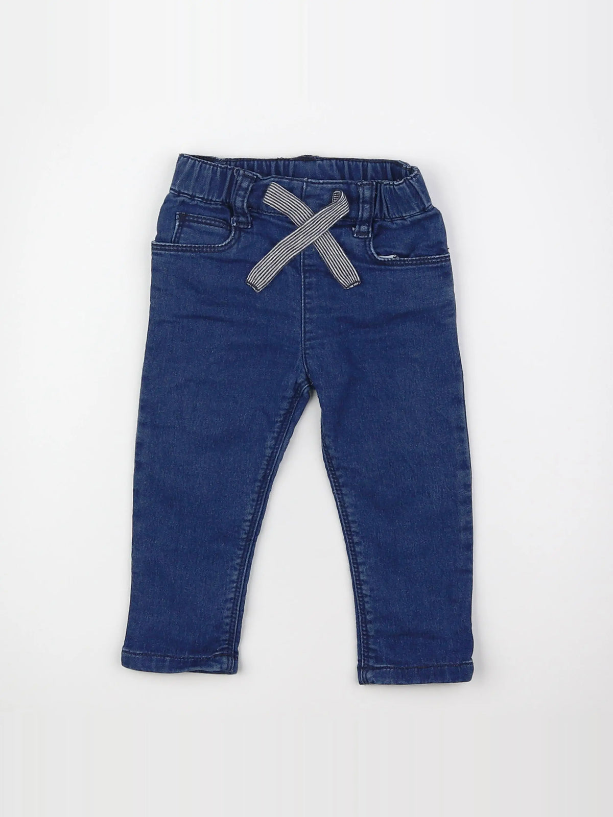 Petit Bateau - jegging bleu - 6 mois