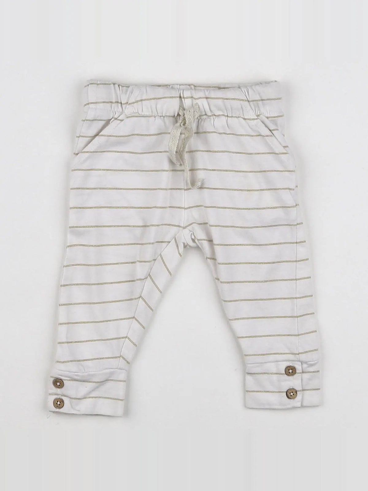 Boutchou - legging blanc - 6 mois